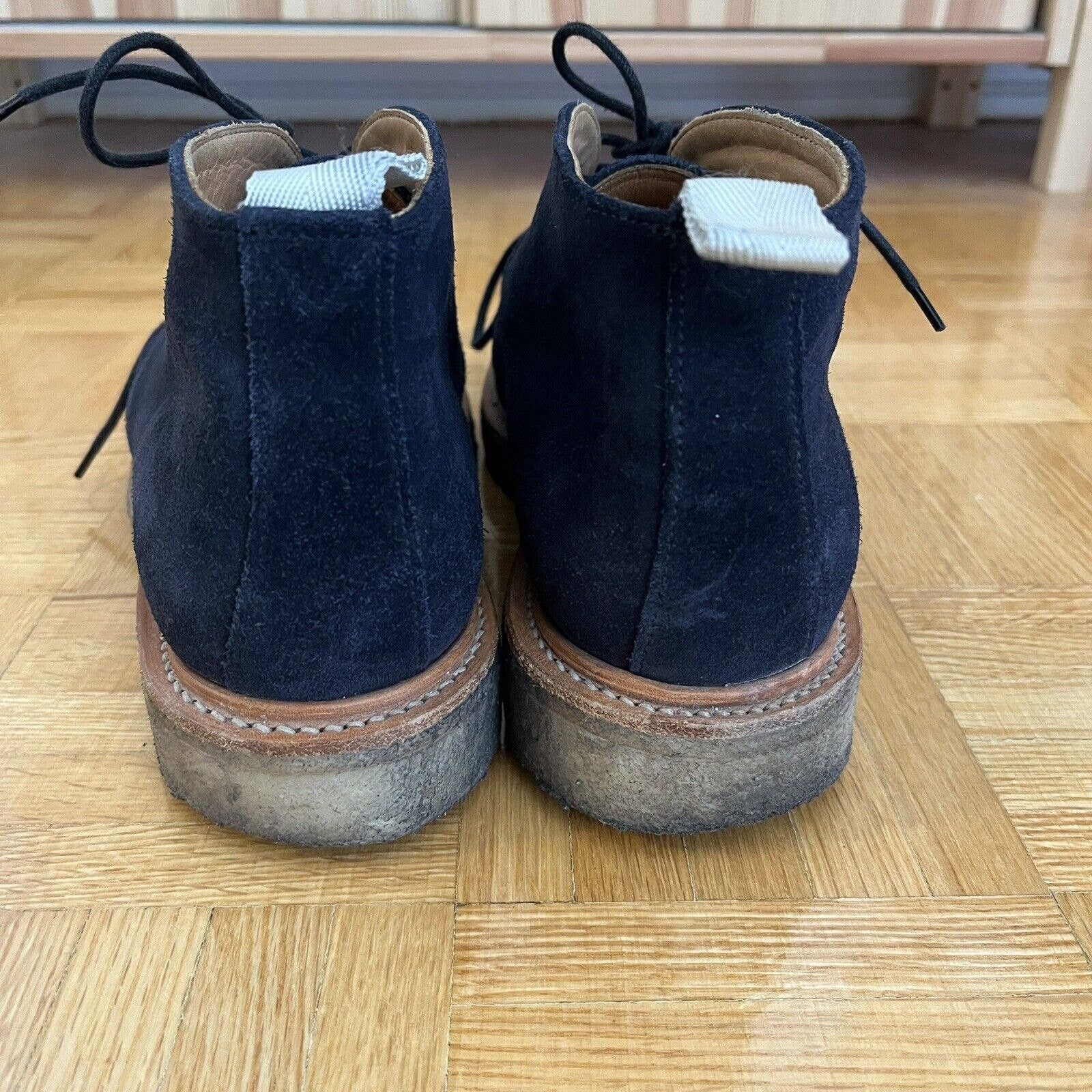 Mark McNairy Mark McNairy New Amsterdam Blue suede chukka boots crepe Size US 9 / EU 42 - 5 Thumbnail