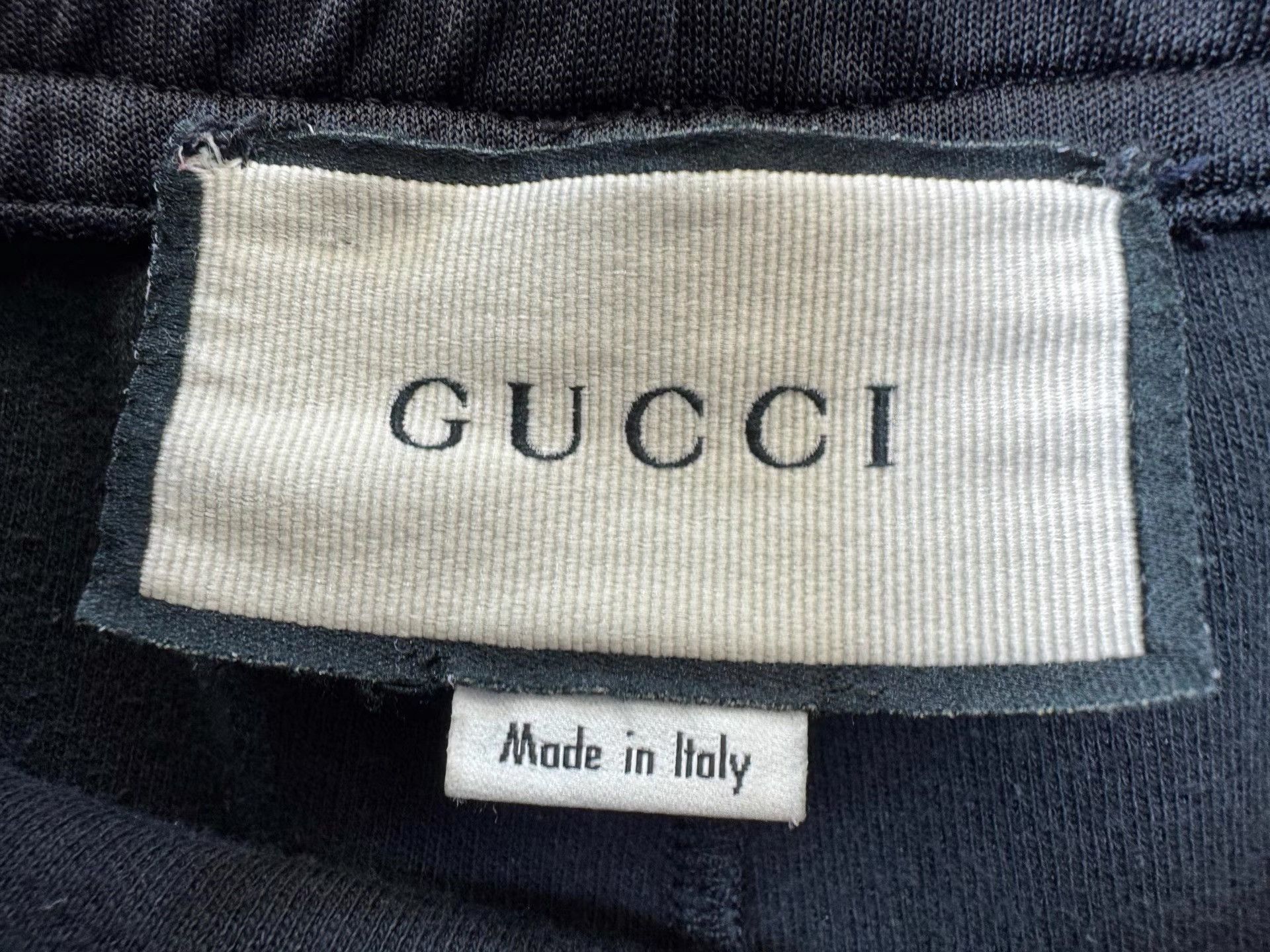 Gucci GUCCI Black & Red Web Stripe Shorts K36 Size US 37 - 3 Thumbnail