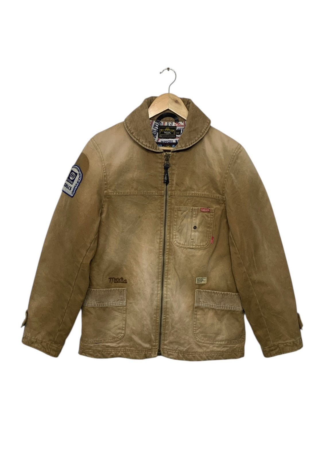 Vintage Emporio Armani Archive Coated Jacket Leather Style
