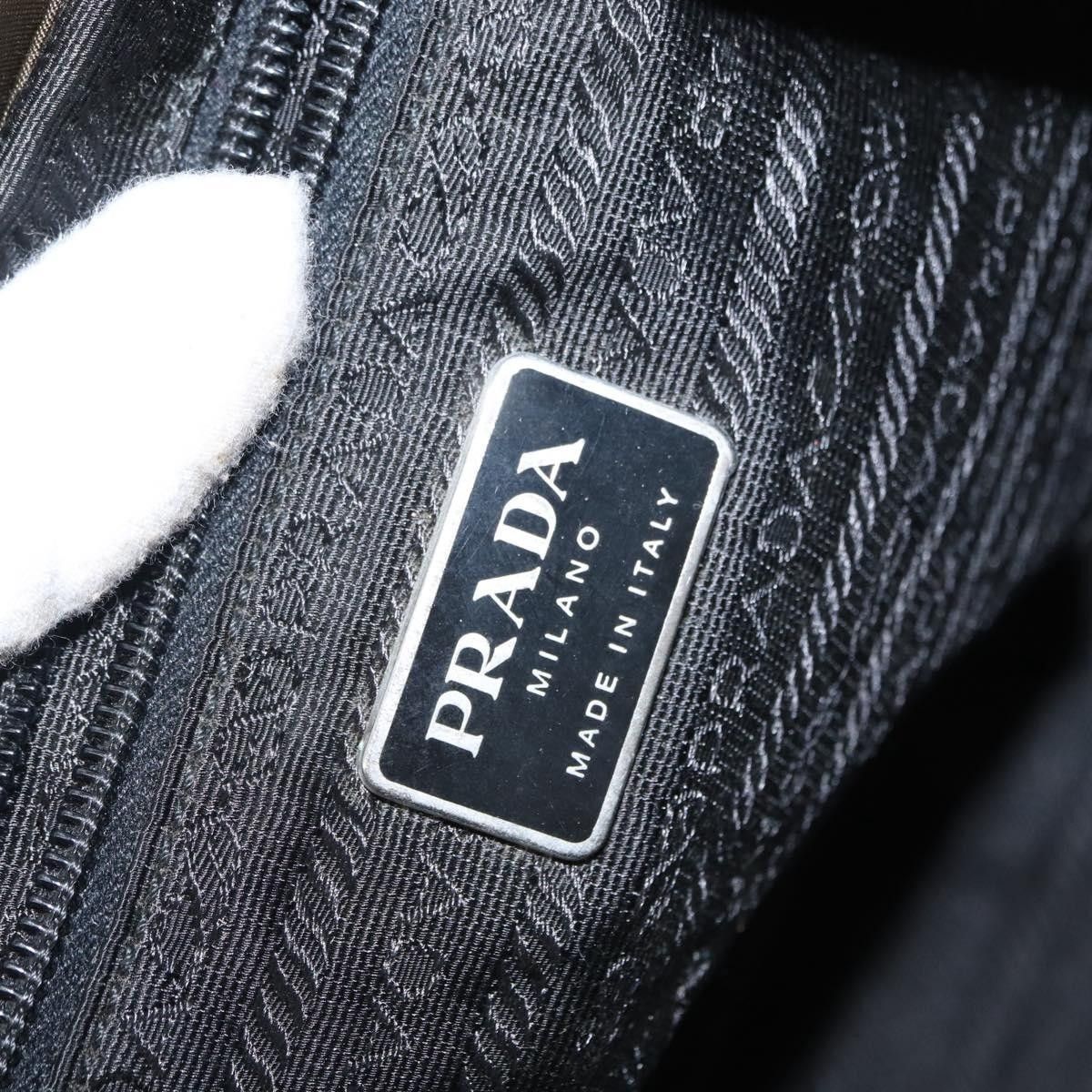 Prada PRADA Backpack Nylon Khaki Silver Auth 168394 - Jerrillo Size ONE SIZE - 19 Thumbnail