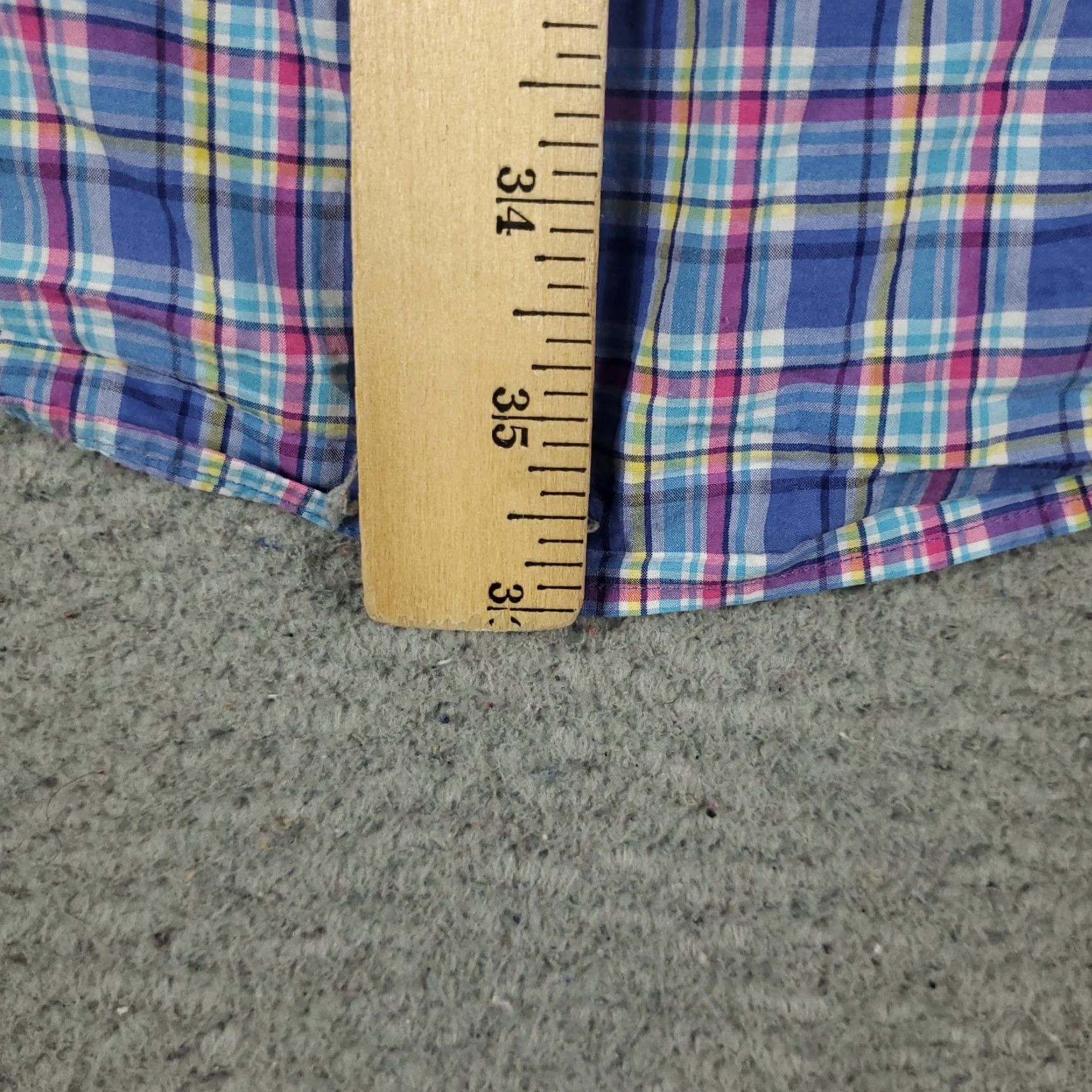 Ralph Lauren Ralph Lauren Shirt Mens 2XLT Blue Plaid Pony Button-Up Long Sleeve Casual Size US XXL / EU 58 / 5 - 5 Thumbnail