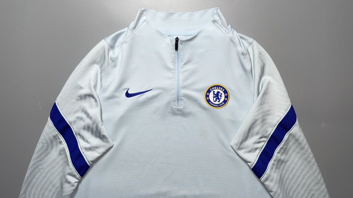Nike CHELSEA NIKE 2021/2022 FOOTBALL SOCCER TRAINING TRACK TOP Size US L / EU 52-54 / 3 - 2 Thumbnail