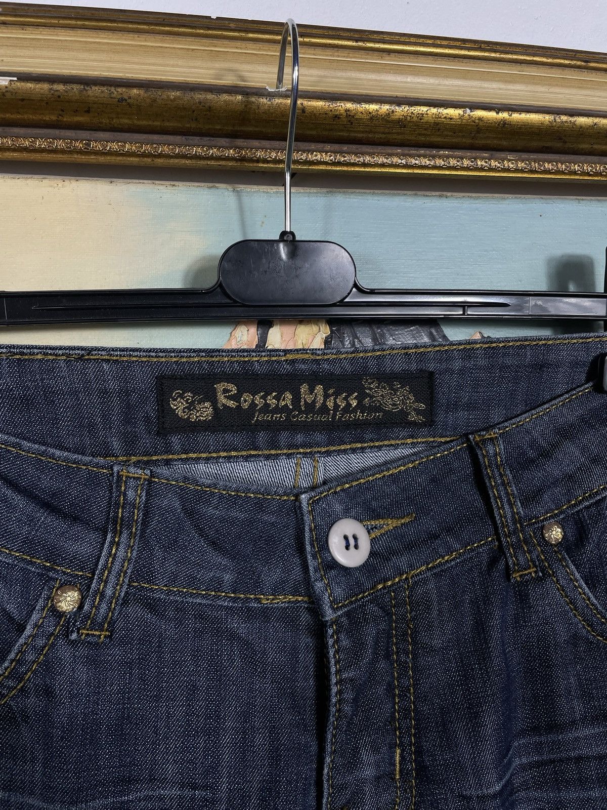 If Six Was Nine × Japanese Brand × Le Grande Bleu (L.G.B.) Avant Garde Boot Cut Denim Jenas Vintage Y2k Flare Trousers Size 30" / US 8 / IT 44 - 11 Thumbnail