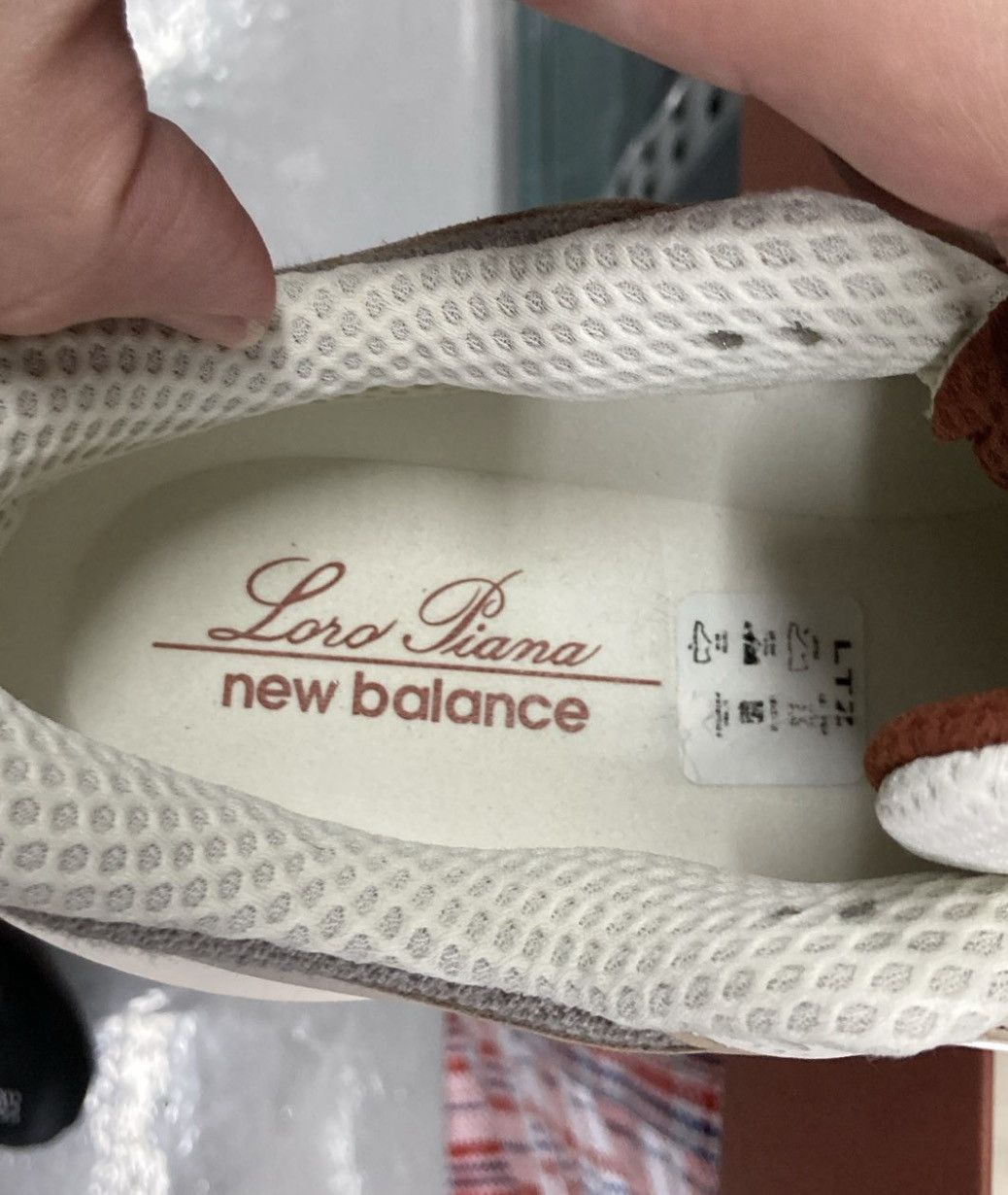 Loro Piana LORO PIANA New Balance 990V6 MiUSA Raw Cashew Limited beige patch sneakers US8.5 Size US 10 / EU 43 - 14 Thumbnail