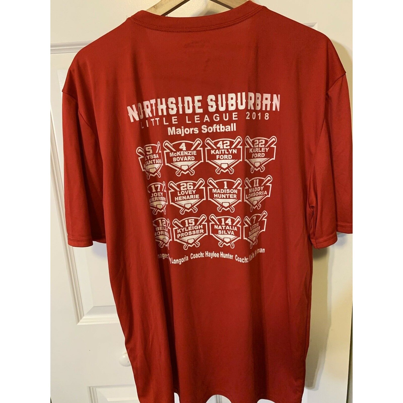Other Razorbacks 2018 Little League Sz XL T-Shirt Red Size US XL / EU 56 / 4 - 7 Thumbnail