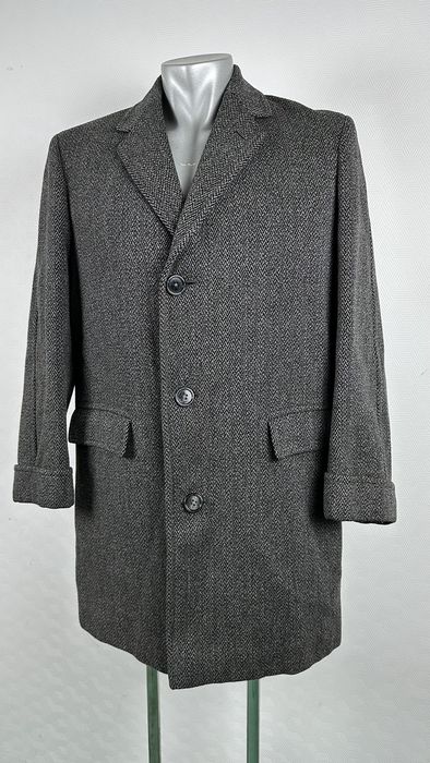 Aquascutum Aquascutum Rare Coat 50 60s Tweed Wool Size L Grailed