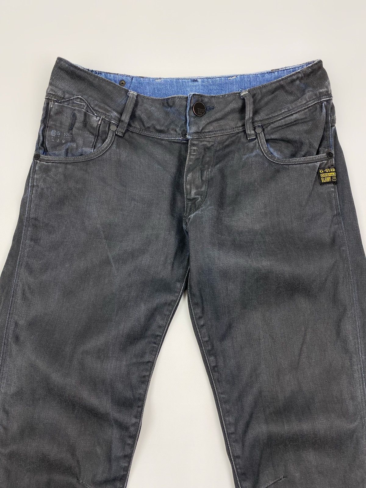 G-Star G-Star Raw Fender Skinny Low Rise Waxed Denim 30X32 Size 30" / US 8 / IT 44 - 2 Thumbnail