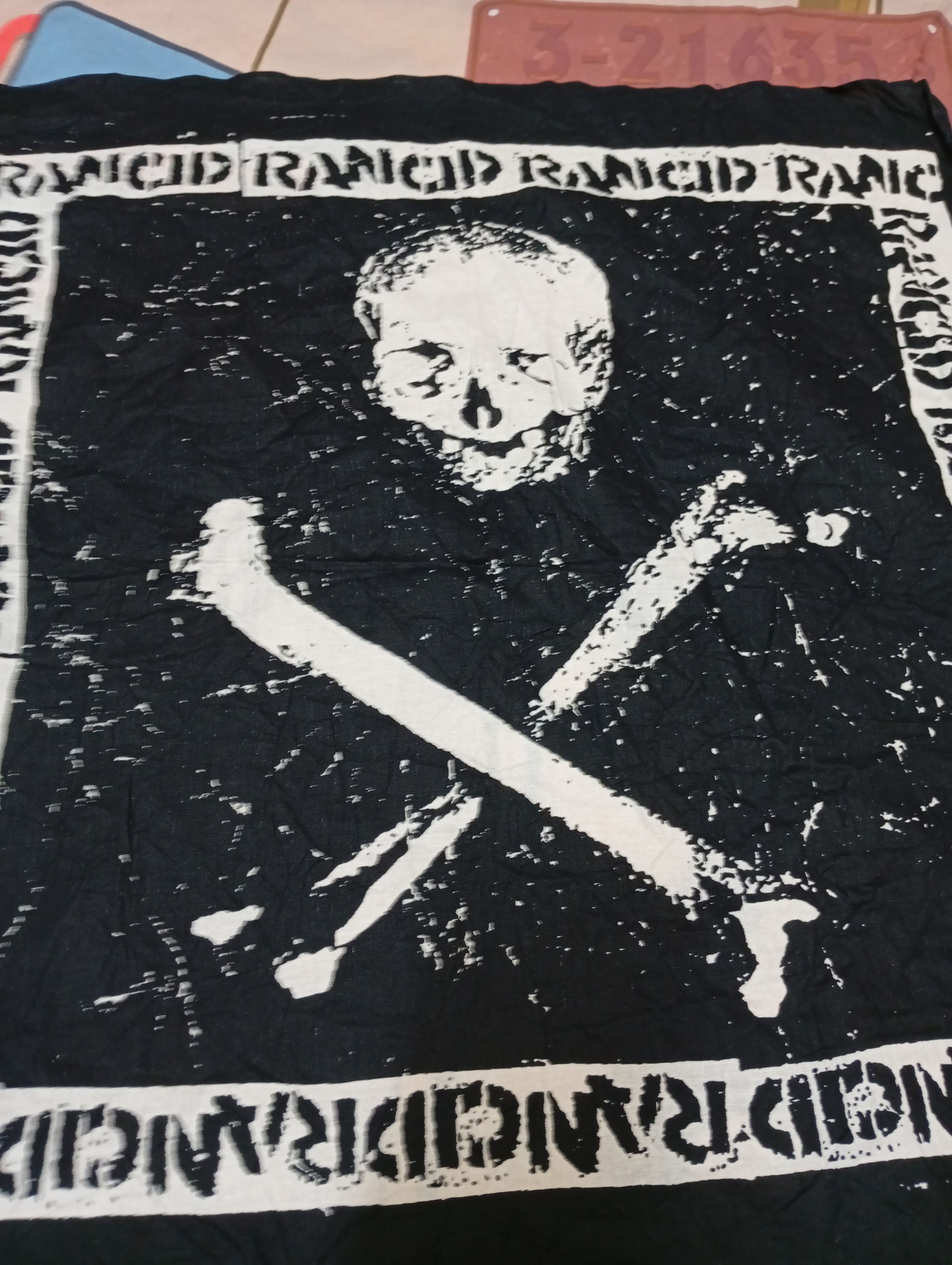 Punk and Yo Handkerchief X bandana X rancid band Size ONE SIZE - 4 Thumbnail