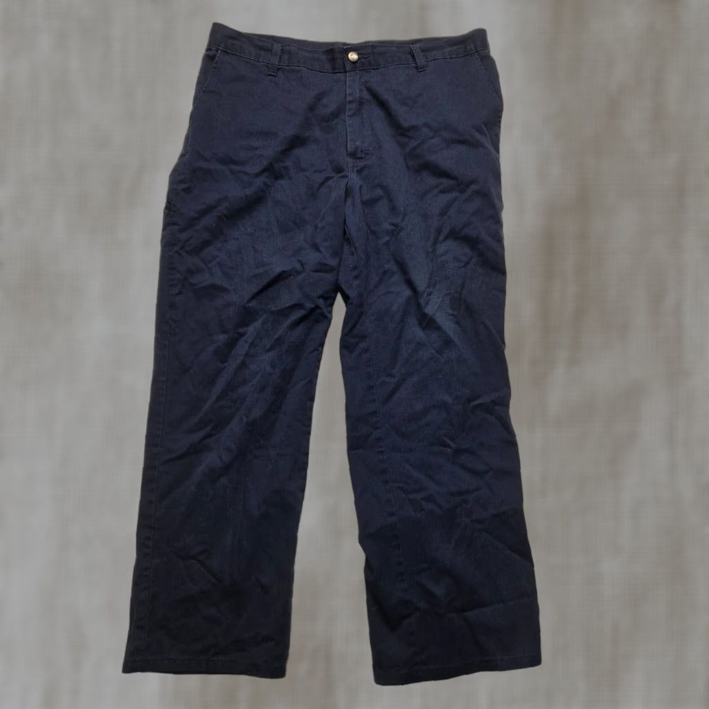CLOSED VINTAGE Tommy Hilfiger Dress Pants Wool Regular Fit Adult Men Size 36 Blue Straight Zipper Button Size US 36 / EU 52 - 1 Thumbnail
