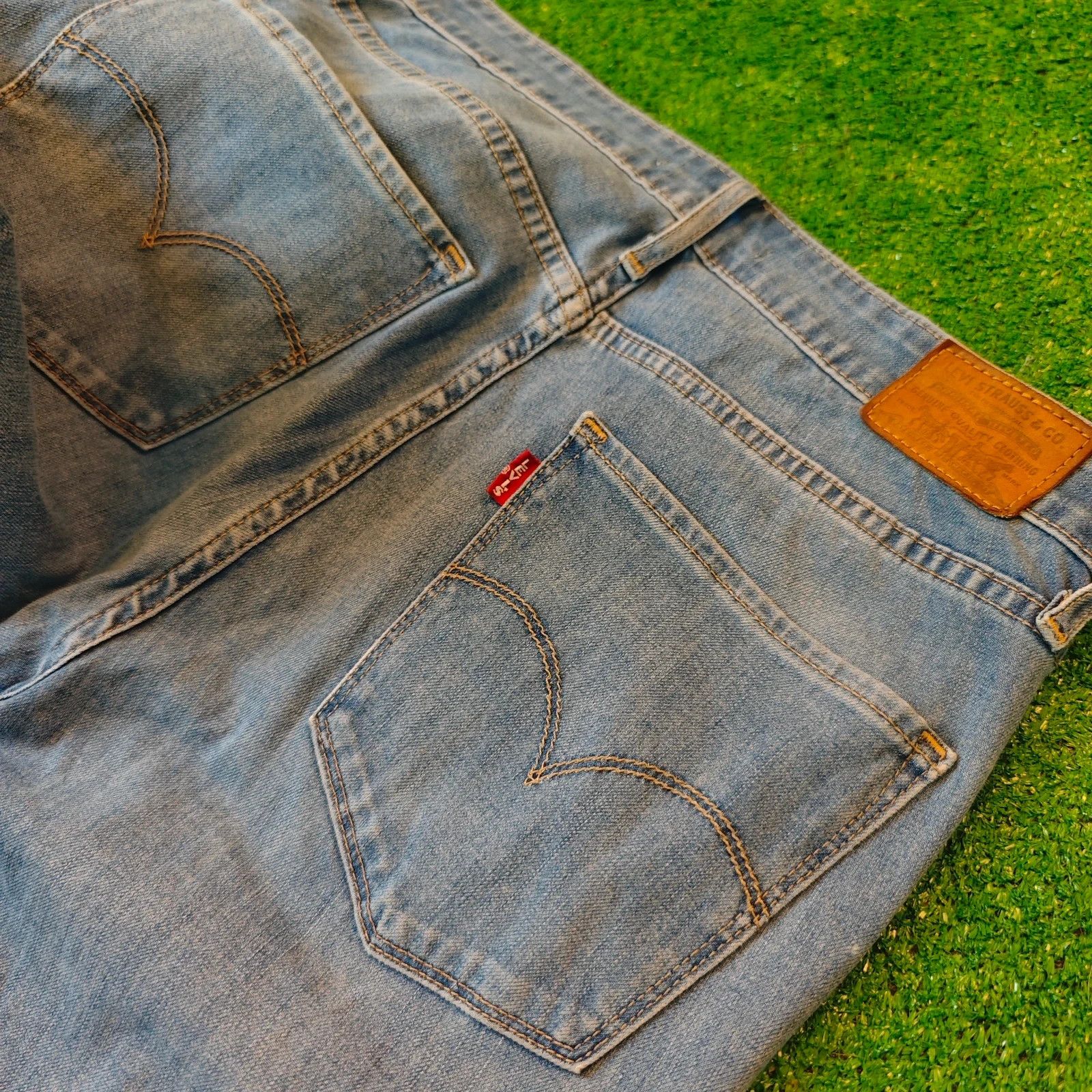 Levi's Levi's 721 Jeans Womens 30 Blue high rise skinny slim fit Size 30" / US 8 / IT 44 - 3 Thumbnail