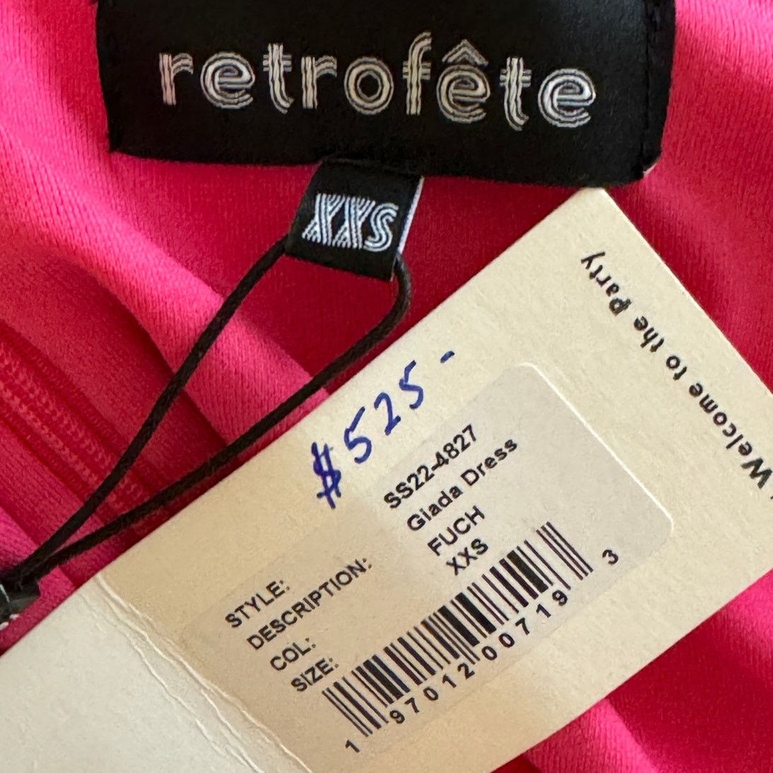 Retrofete NEW BNWT Retrofête Giada Pink Mermaid Maxi Dress XXS Cutout Size XXS / US 00 / IT 34 - 13 Thumbnail