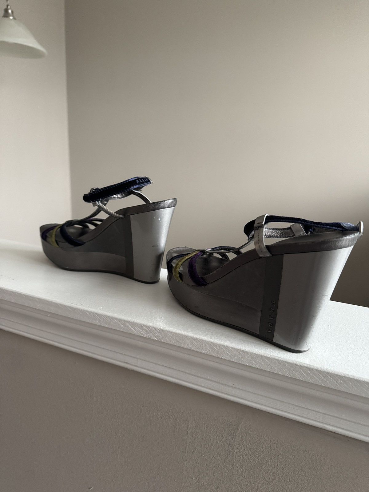 Designer × Prada Prada Wedge Heel Size US 8 / IT 38 - 5 Thumbnail