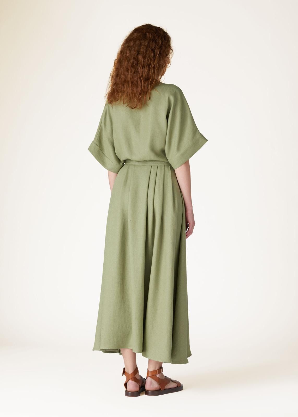 Loro Piana o1srvl11e0725 FAO0486 Cropped T-Shirt in Green Size XS / US 0-2 / IT 36-38 - 5 Thumbnail