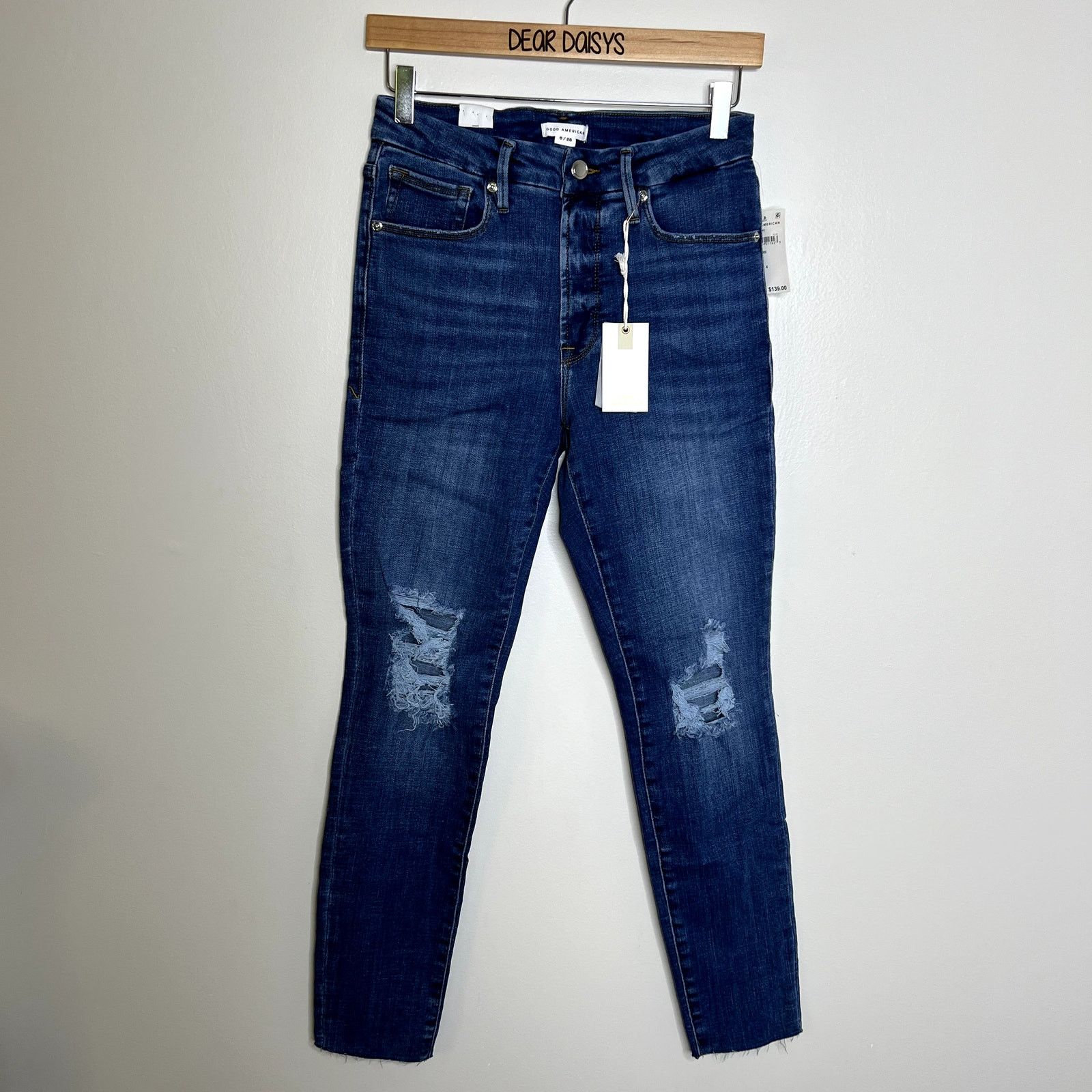 Good American Good American Good Legs High Rise Jeans Size 28" / US 6 / IT 42 - 9 Thumbnail