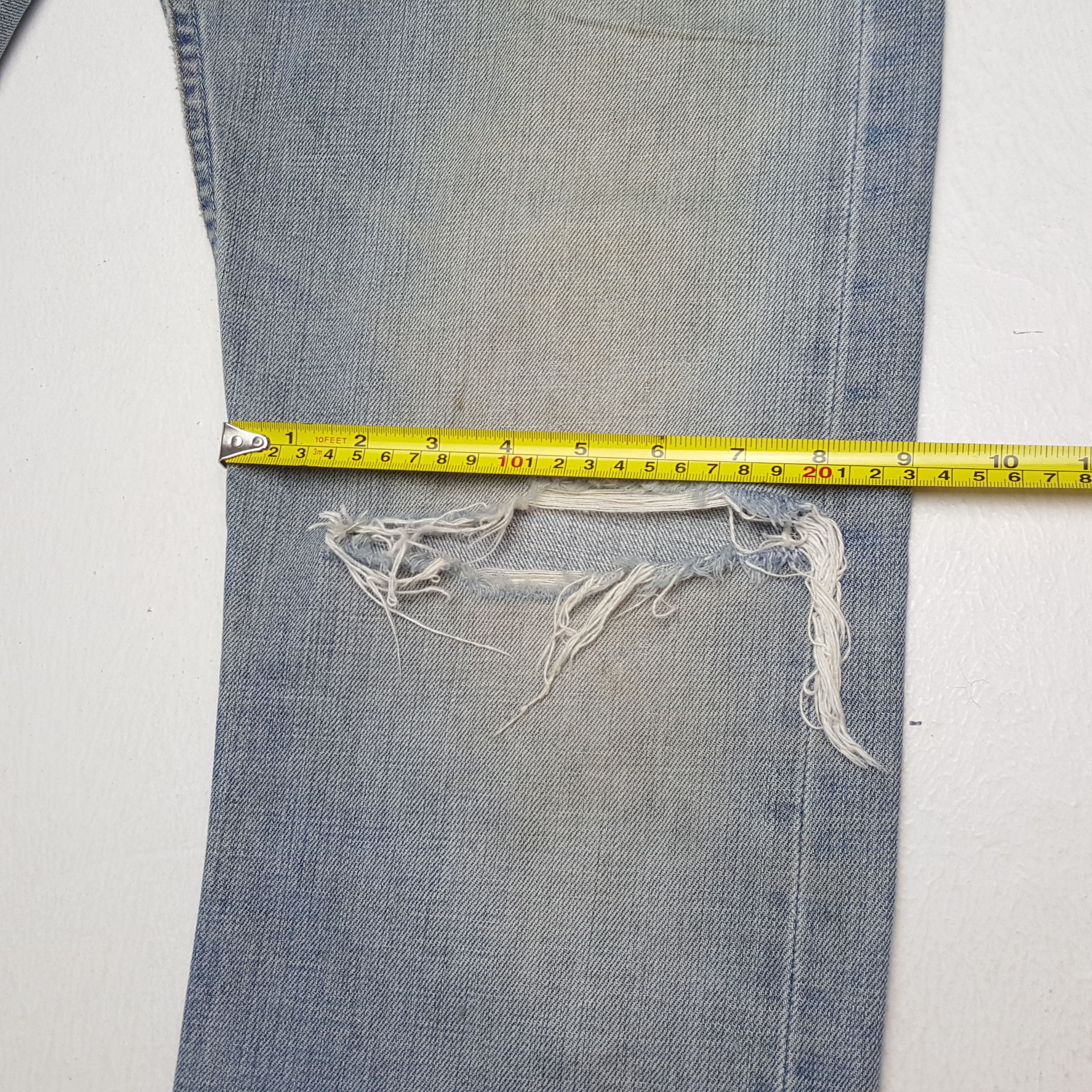 Levi's × Vintage LEVI'S 501 Distressed Jeans Streetwear Style Size US 28 / EU 44 - 10 Thumbnail