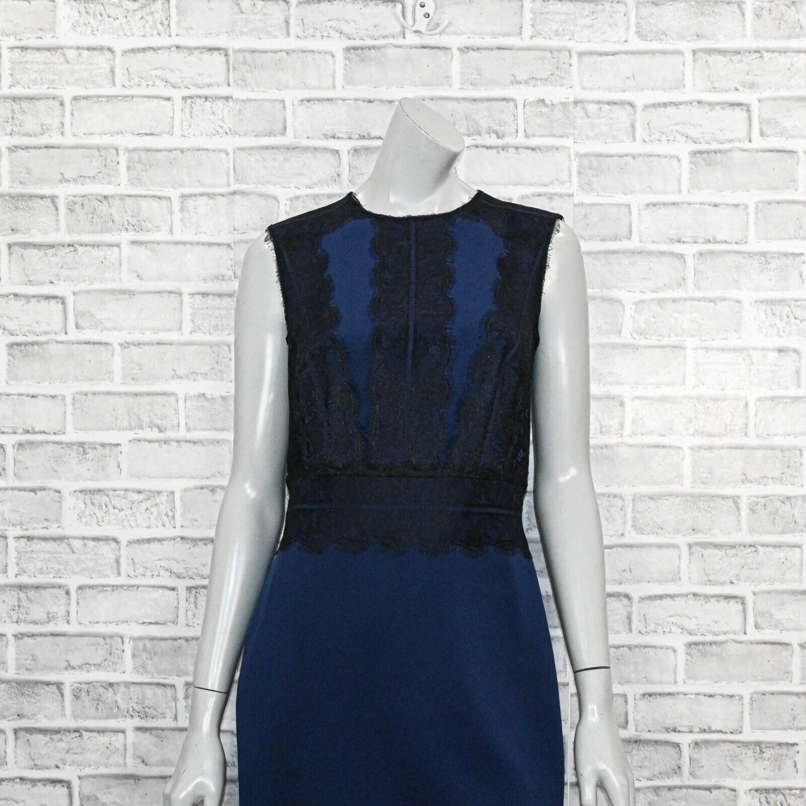 Tadashi Shoji TADASHI SHOJI Women's Lace-trimmed Milo Dress Scuba sheath Size M / US 6-8 / IT 42-44 - 7 Thumbnail