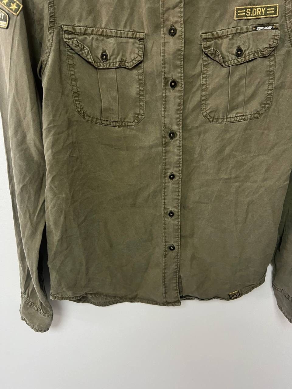 Superdry Vintage Super Dry Military Army Jacket Green US 2 EU 34 Size XS / US 0-2 / IT 36-38 - 5 Thumbnail