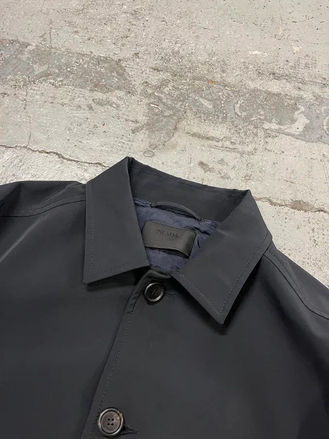 Prada 2000s Prada Navy Long Classy Jacket Size US L / EU 52-54 / 3 - 5 Thumbnail