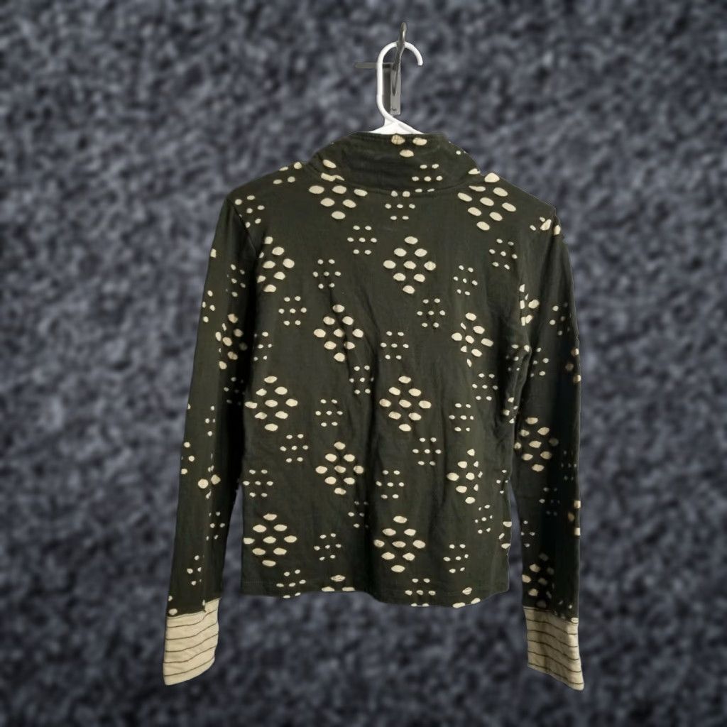 KAVU KAVU Womens Long Sleeve Climbing T-Shirt Green Striped Adult Small Size S / US 4 / IT 40 - 1 Thumbnail