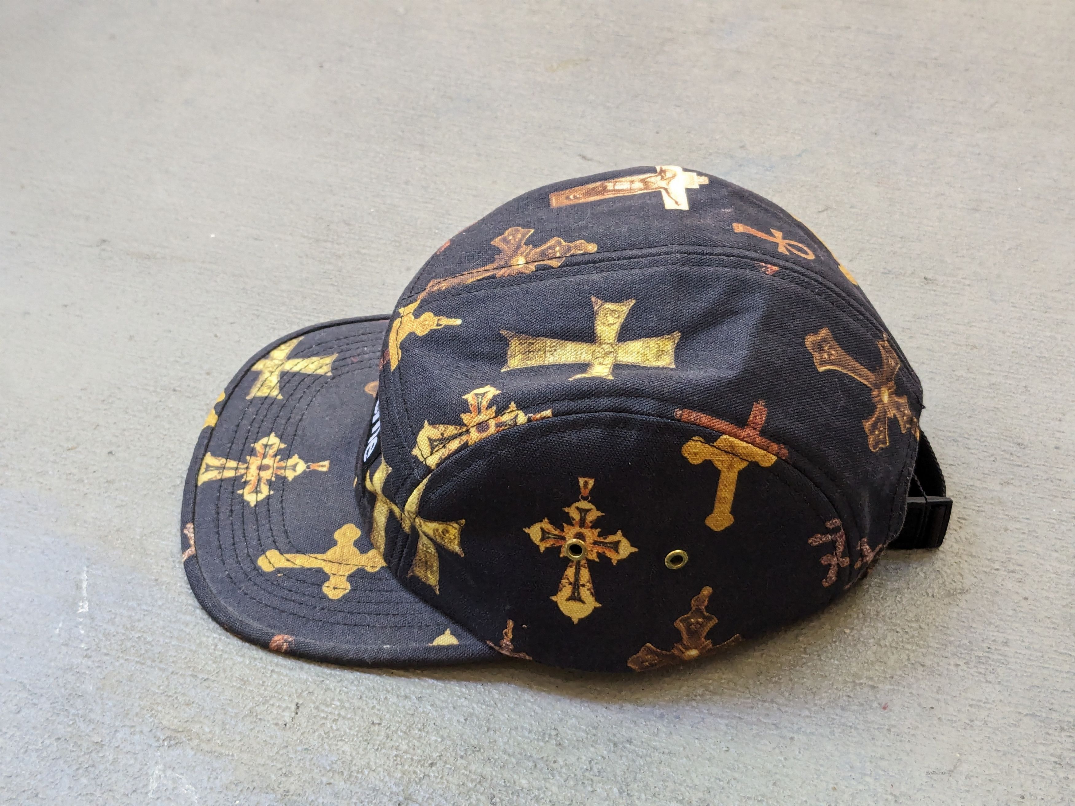 Supreme Supreme Crosses Camp Hat Black SS/13 Bogo Box Logo Size ONE SIZE - 9 Thumbnail
