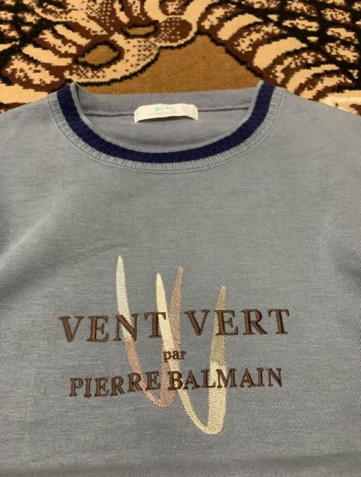 Balmain × Pierre Balmain × Vintage Vintage Pierre Balmain Sweatshirt Size US L / EU 52-54 / 3 - 2 Thumbnail
