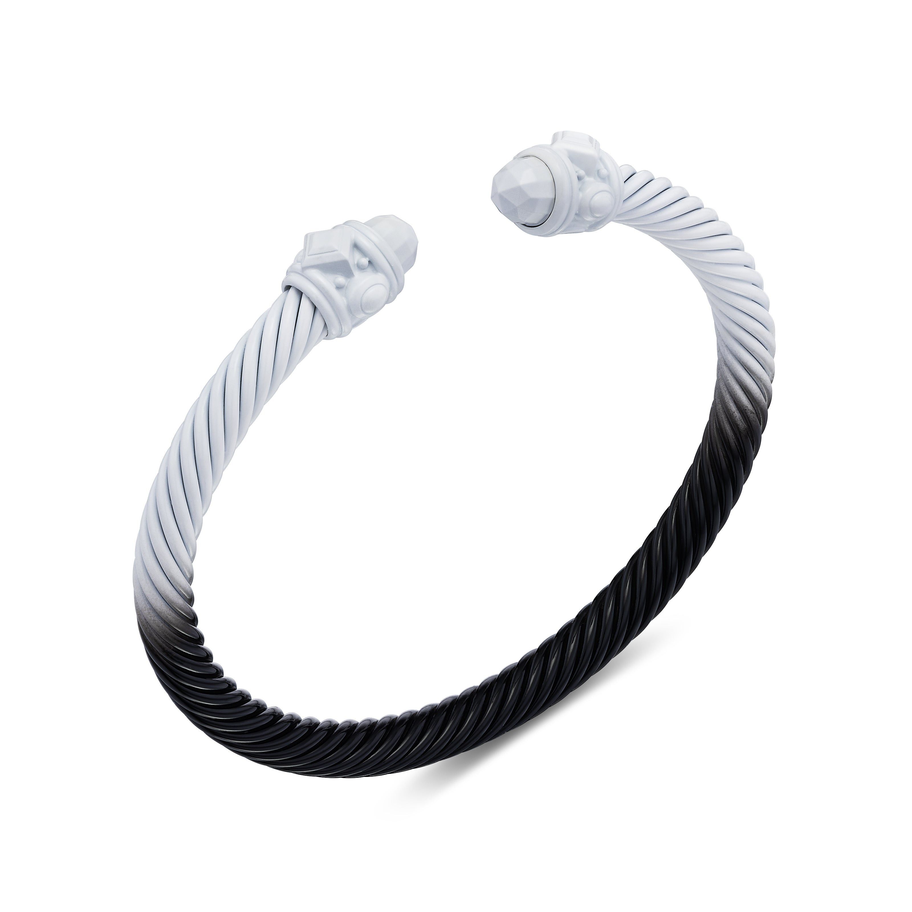 David Yurman o1w1db10526 B12543 Size:S/Bracelet in Silver/Black Size ONE SIZE - 3 Thumbnail