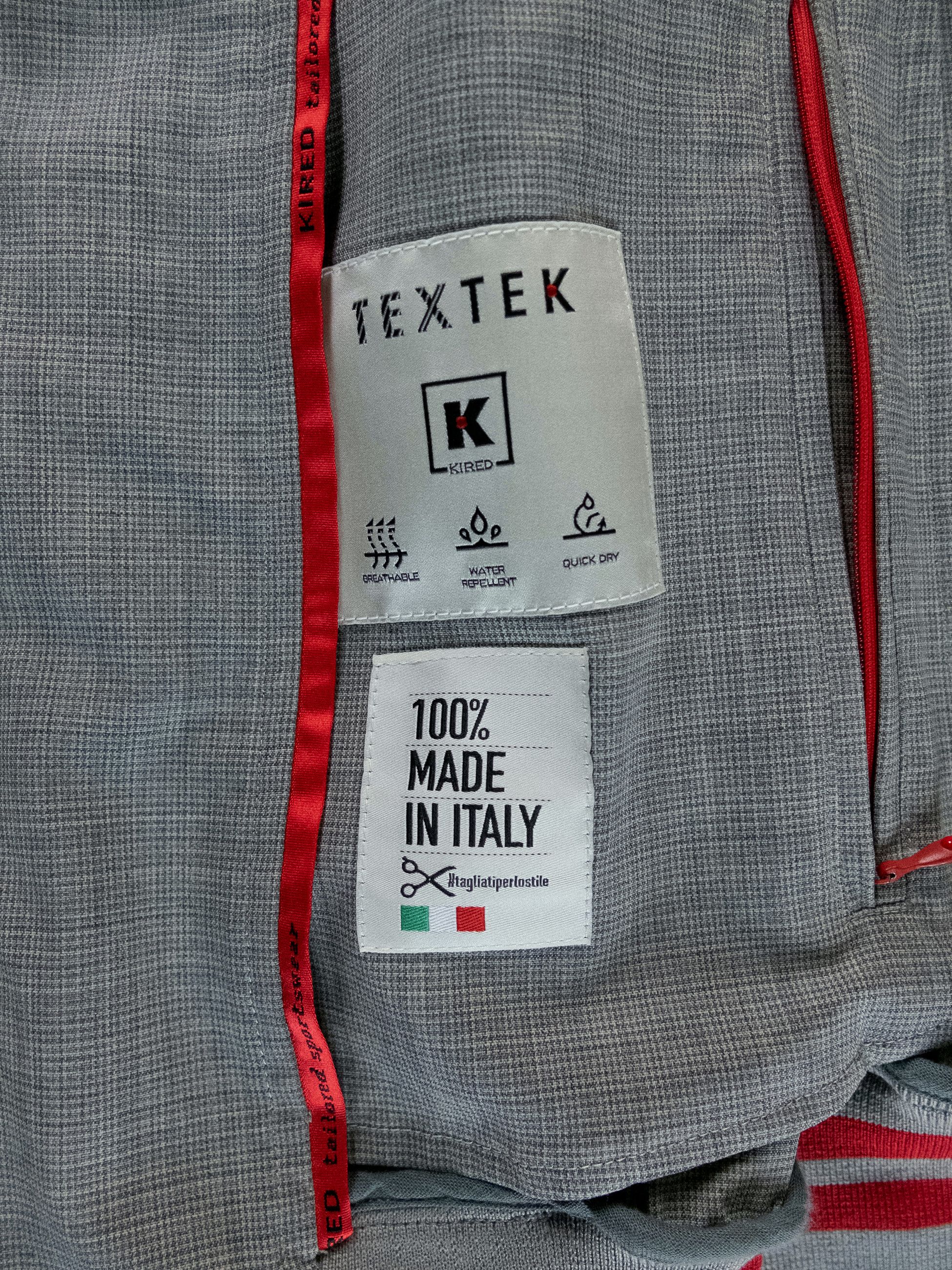 Other KIRED by Kiton Mario2 gray wool mini houndstooth jacket Size US L / EU 52-54 / 3 - 10 Thumbnail