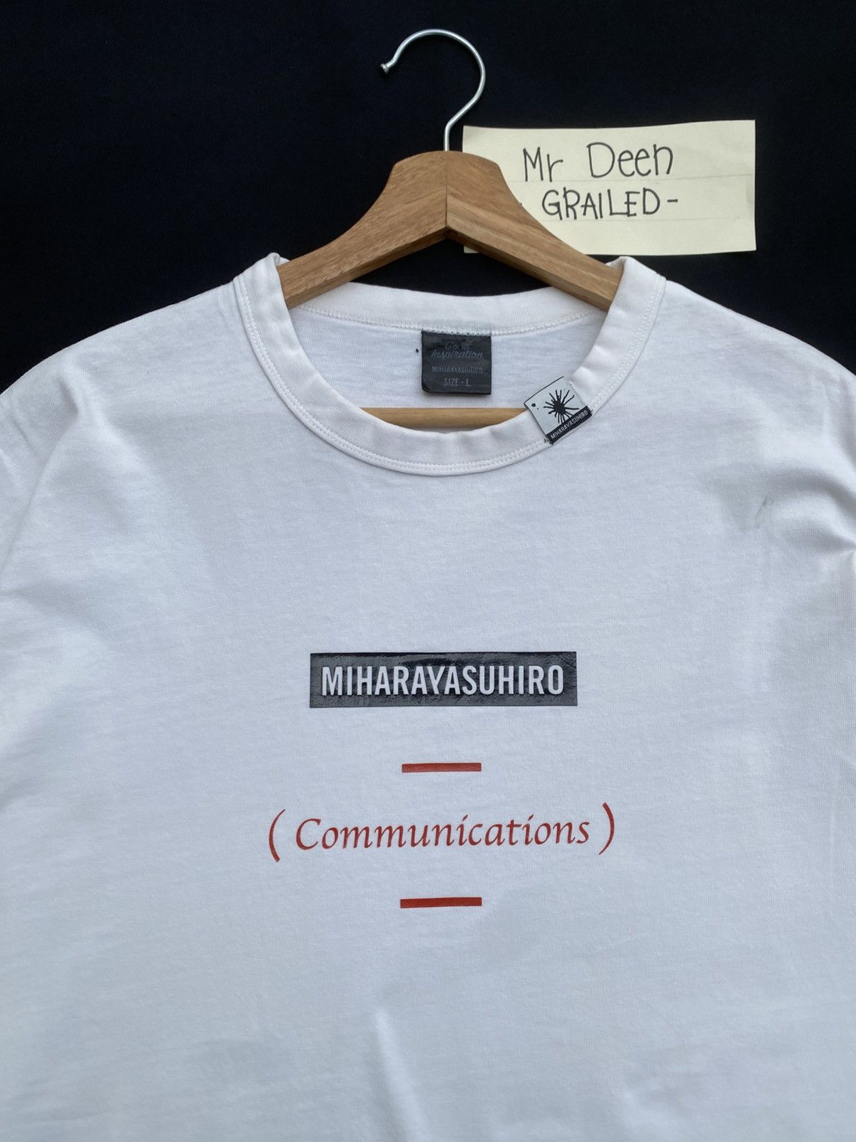 Rare Miharayasuhiro Communications x GU Tshirt