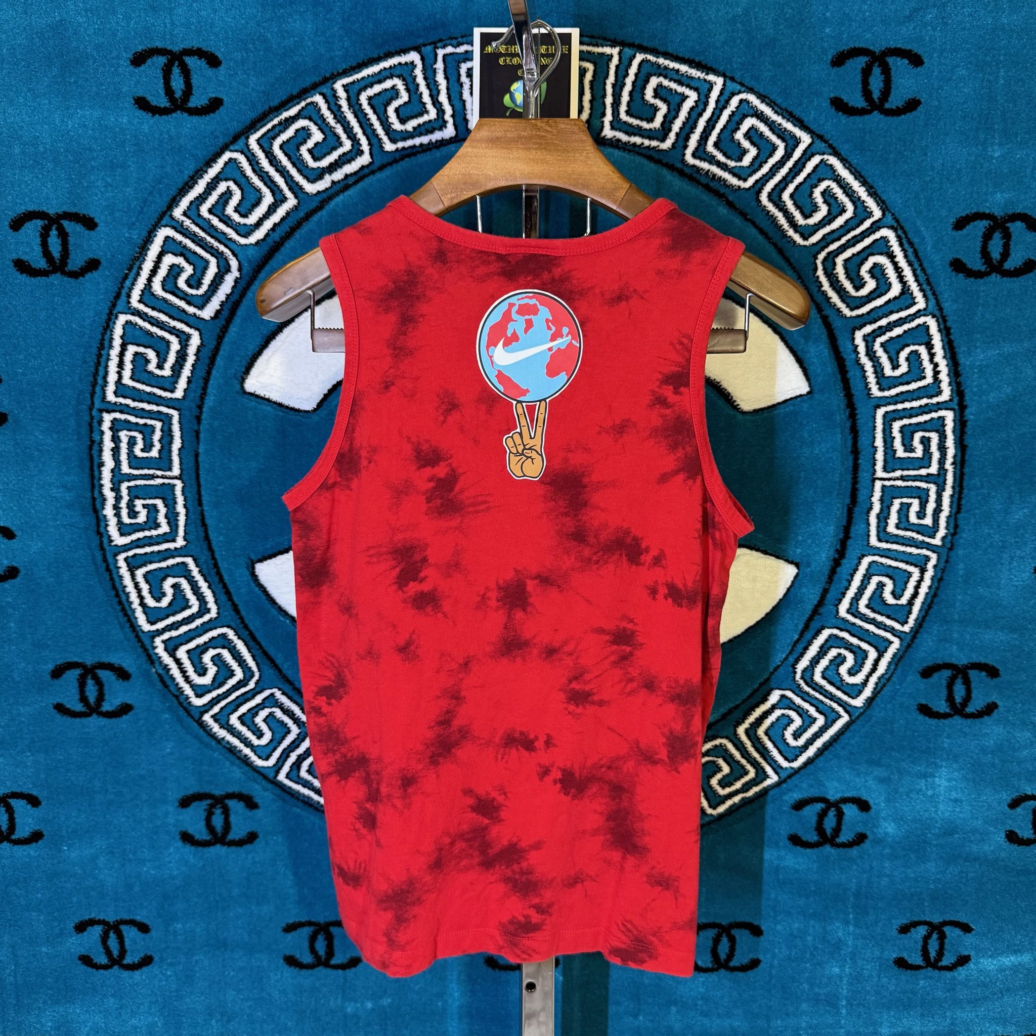 Nike NIKE RED TIE DYE WORLD PEACE TANK TOP Size US L / EU 52-54 / 3 - 2 Thumbnail
