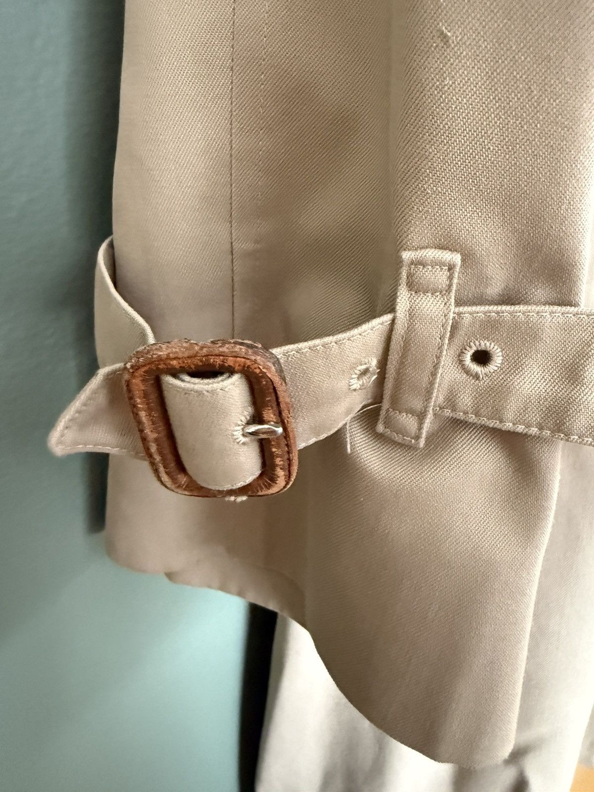 Burberry Circa 1980’s Womens Burberry Trench Coat Size XL / US 12-14 / IT 48-50 - 5 Thumbnail