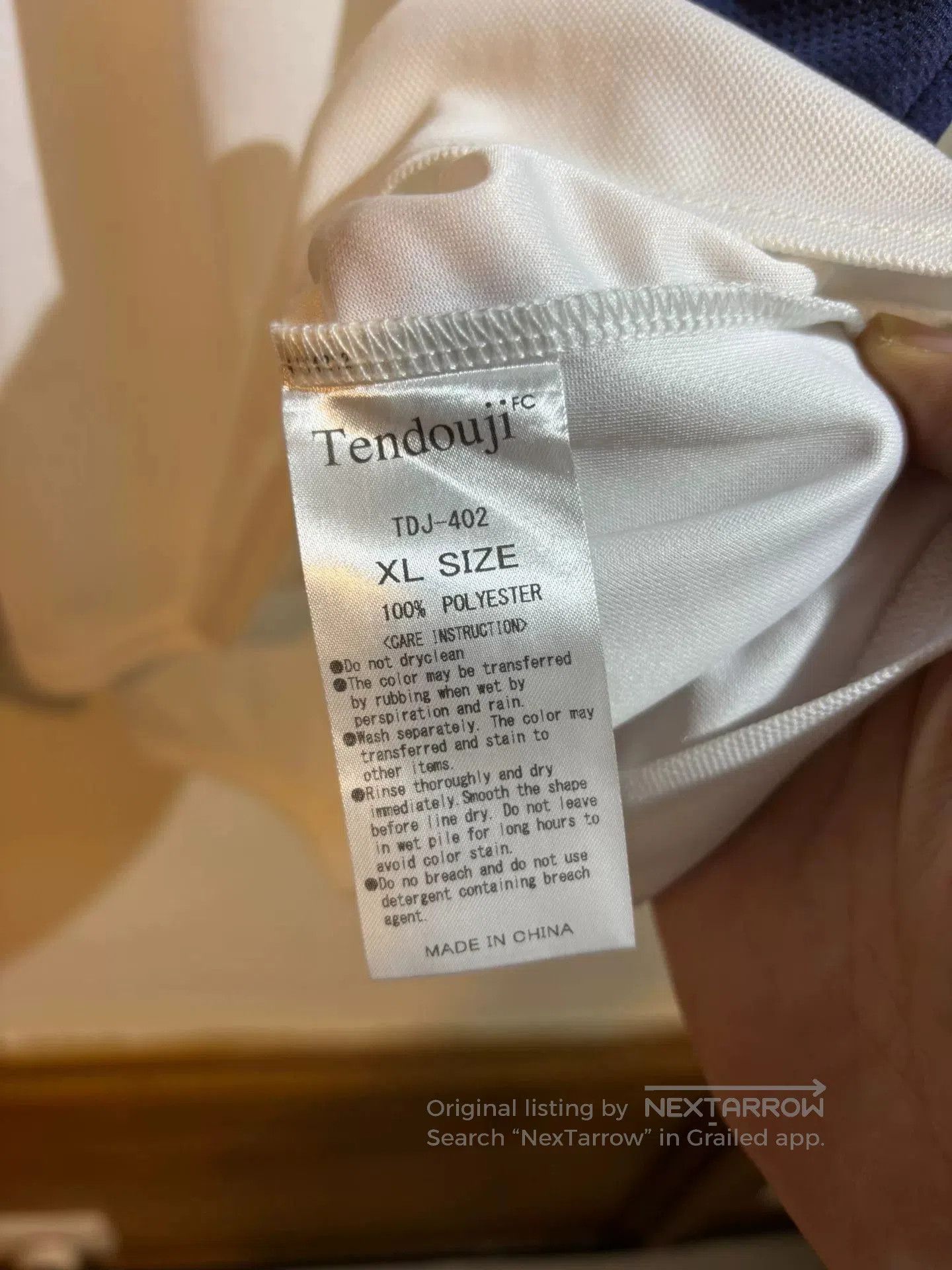 SOSHIOTSUKI Tendouji Embroidered Jersey. Size US XL / EU 56 / 4 - 7 Thumbnail