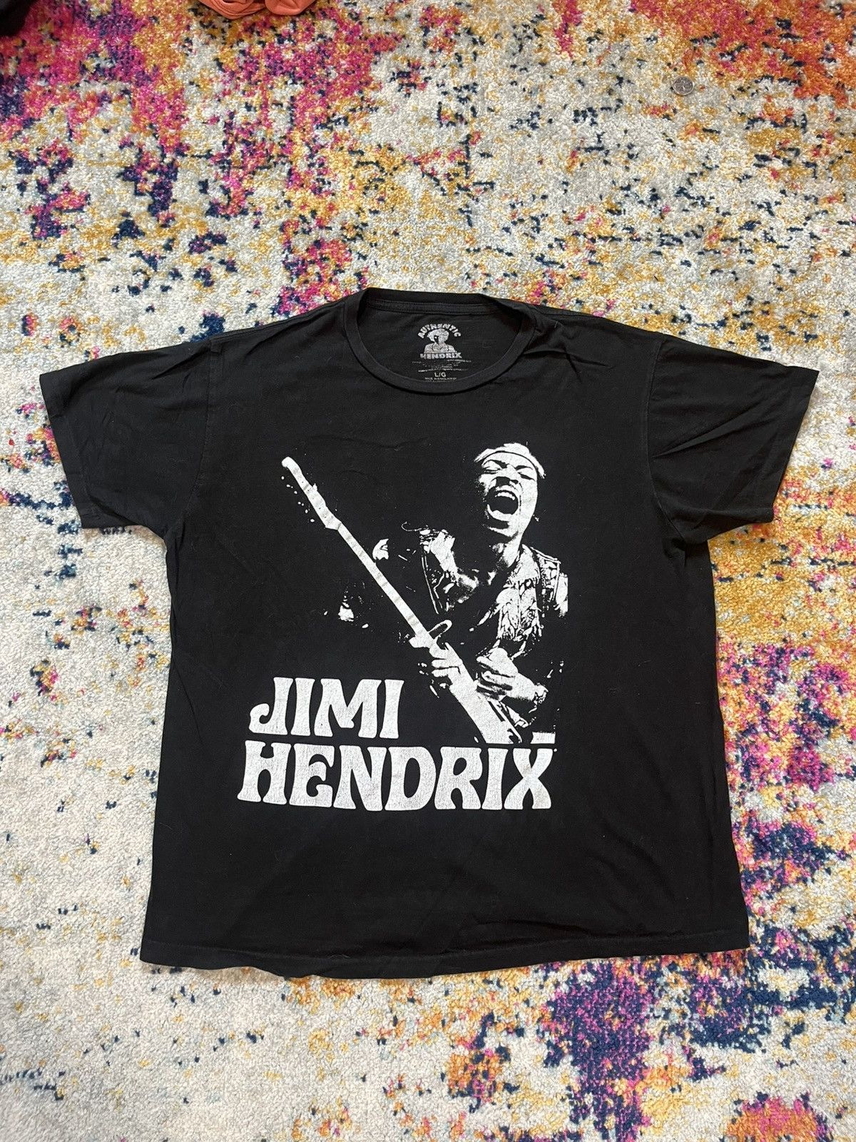 Vintage Jimi Hendrix Shirt Large Size US L / EU 52-54 / 3 - 1 Thumbnail
