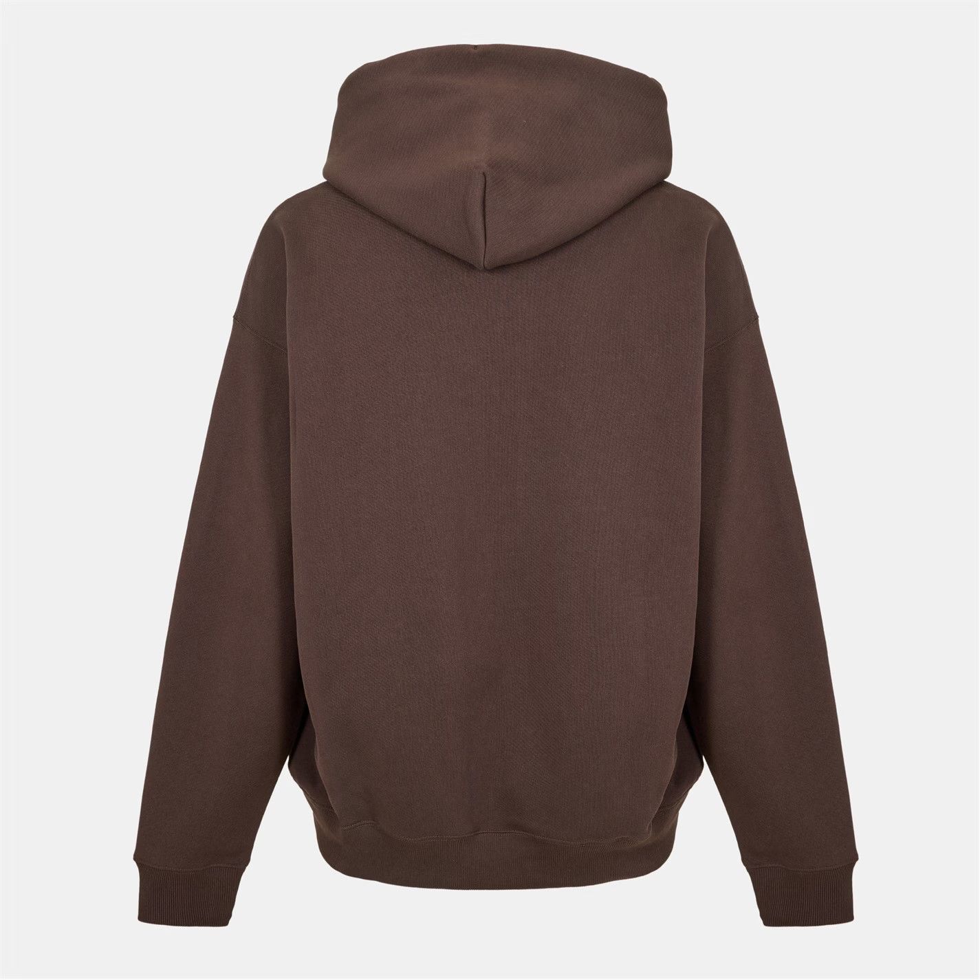 Off-White o1g2r1mq0226 Skate Pull Over Hoodie In Chocolate Brown Size US M / EU 48-50 / 2 - 2 Thumbnail