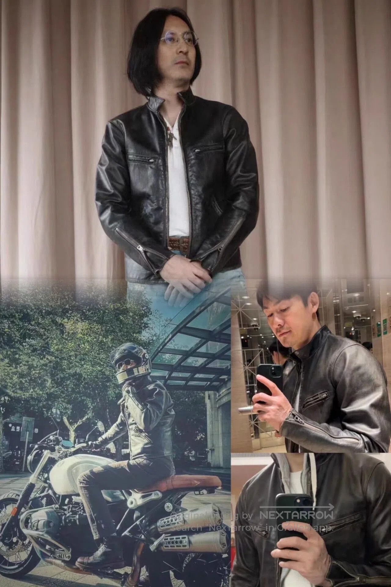 RRL Ralph Lauren vintage Ralph Lauren leather motorcycle jacket. Size US M / EU 48-50 / 2 - 5 Thumbnail