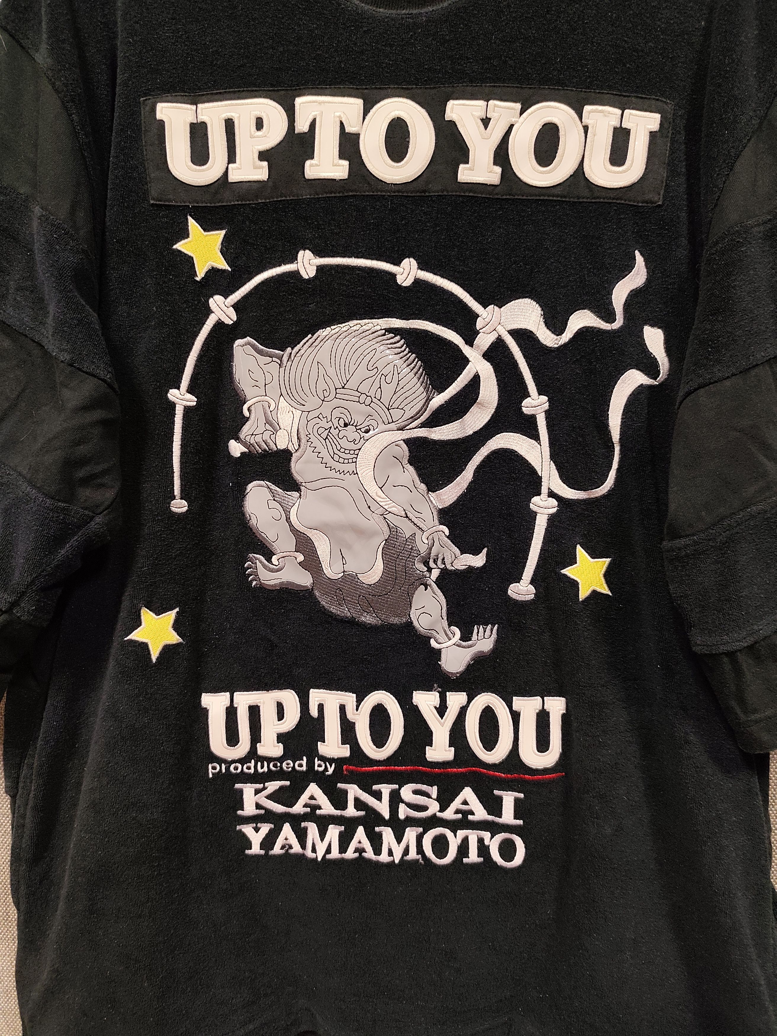 Kansai Yamamoto Kansai Yamamoto logo embroidery fleece shirt Size US XL / EU 56 / 4 - 3 Thumbnail