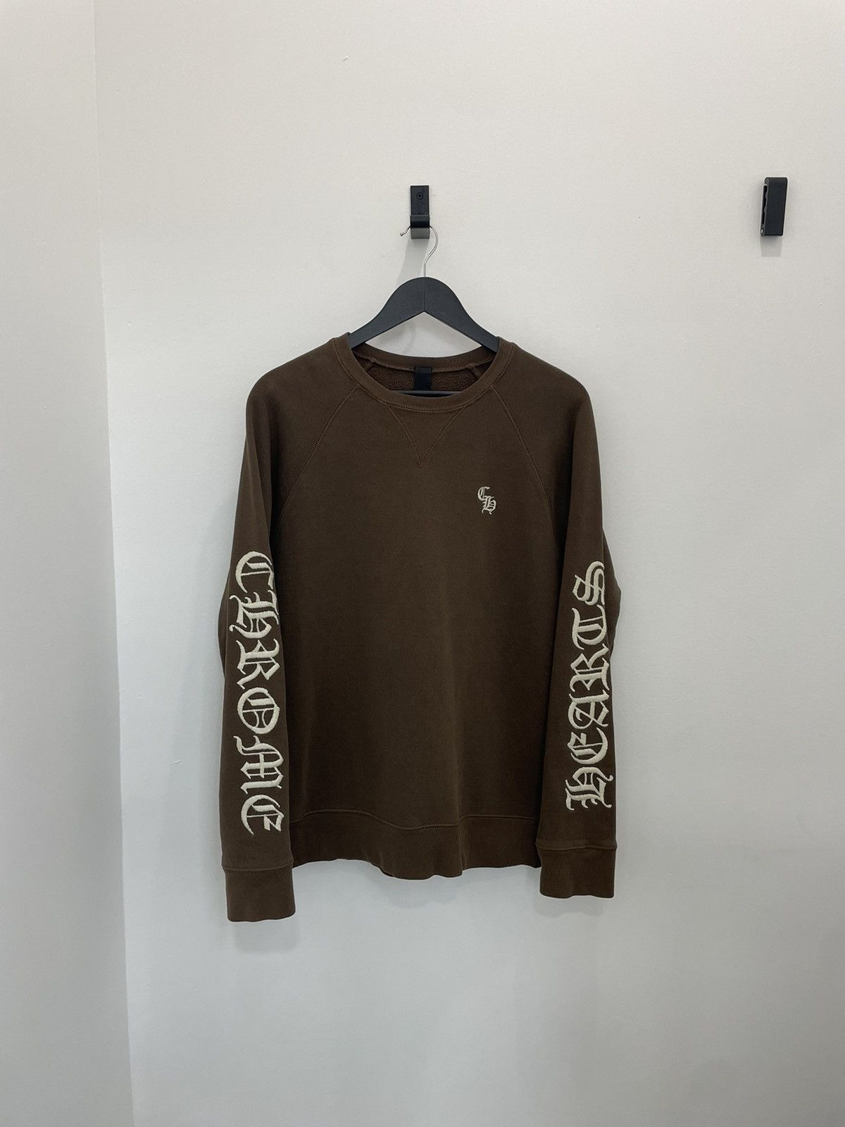 Chrome Hearts Chrome Hearts Slo Ride Crewneck Sweatshirt Brown Size US L / EU 52-54 / 3 - 1 Thumbnail