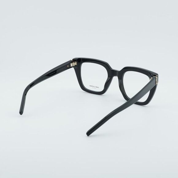 Saint Laurent Paris Saint Laurent SL M143 OPT 001 Eyeglasses Black 51mm Square Size ONE SIZE - 10 Thumbnail