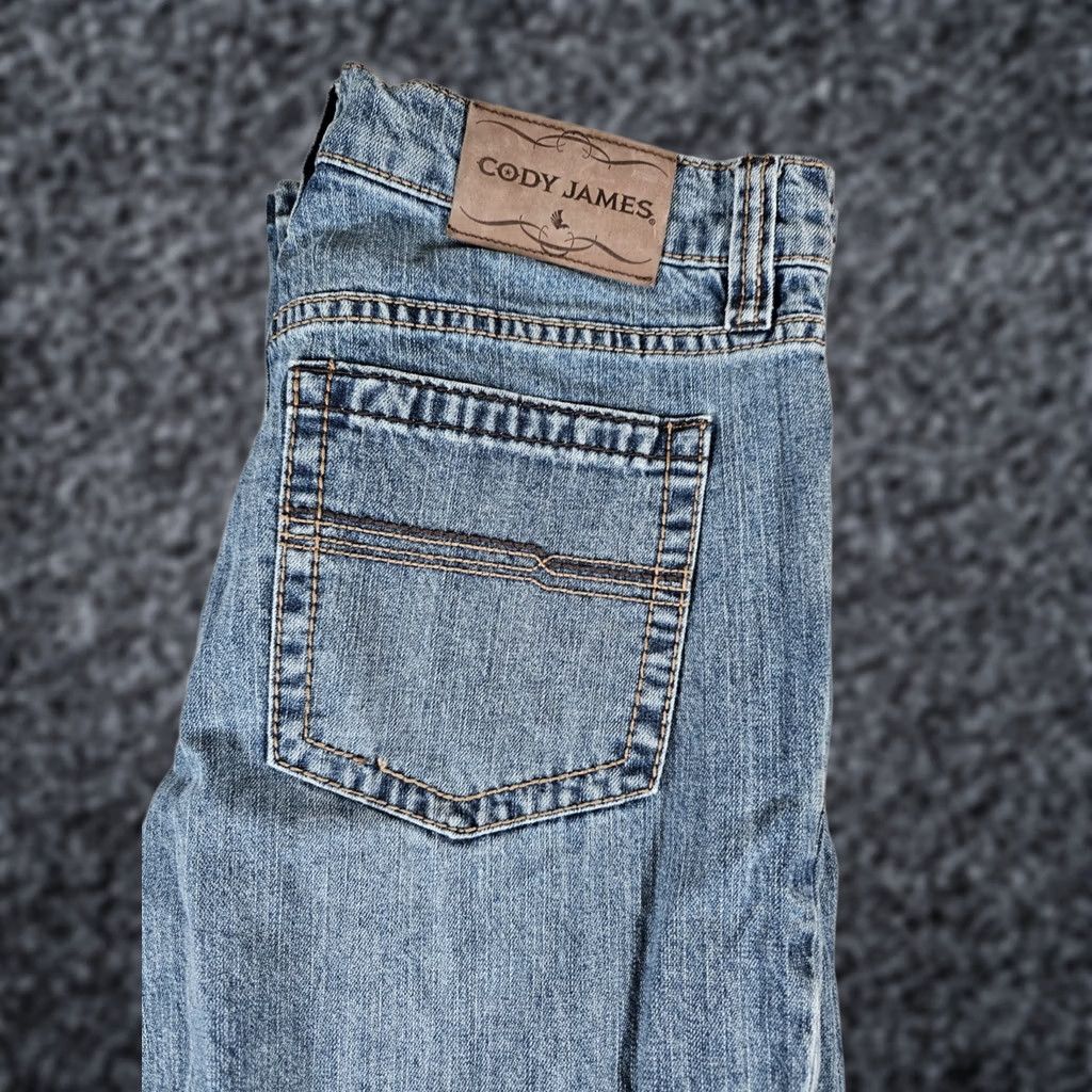 Cody James Cody James Jeans Blue Denim Straight Leg Cotton Stretch 30x30 Mens Sz 30 Regular 5-Pocket Size US 30 / EU 46 - 1 Thumbnail