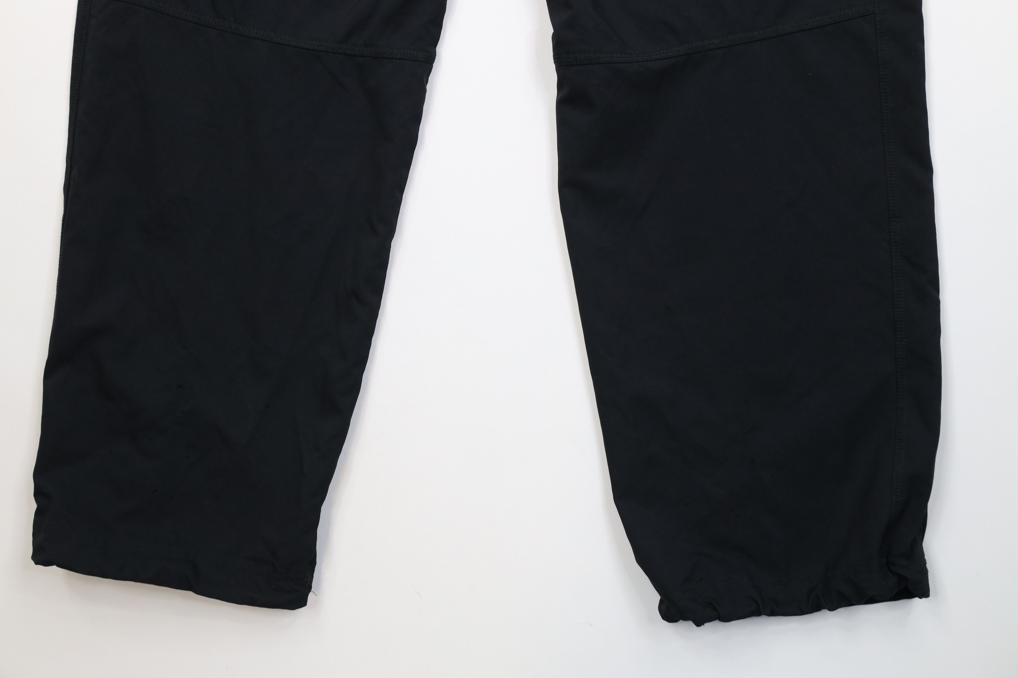 Nike Vintage Y2K Nike Distressed Wide Leg Pants Black Polyester Size US 34 / EU 50 - 14 Thumbnail