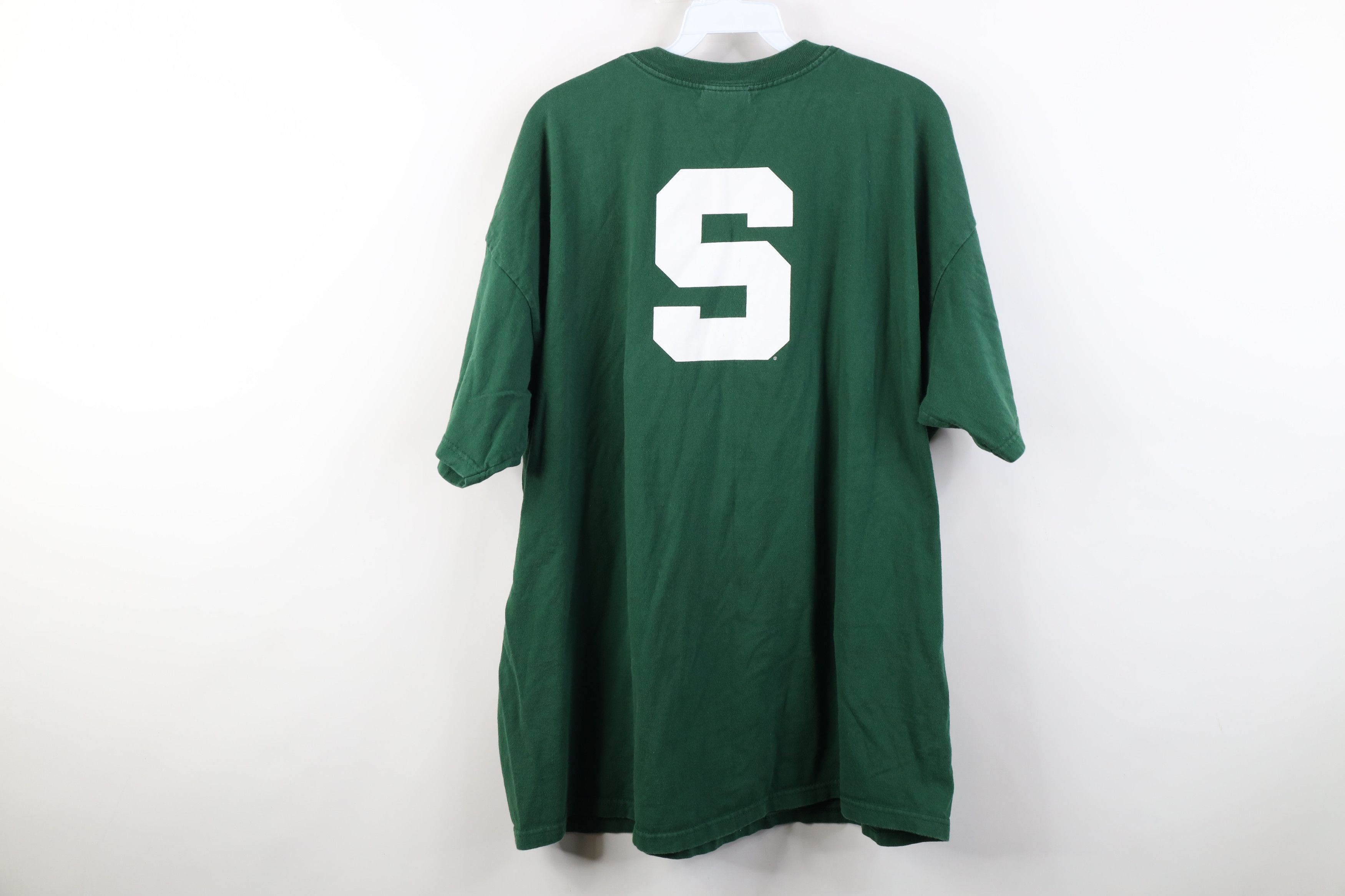 Nike Vintage Nike Just Do It Michigan State University T-Shirt Size US XL / EU 56 / 4 - 11 Thumbnail