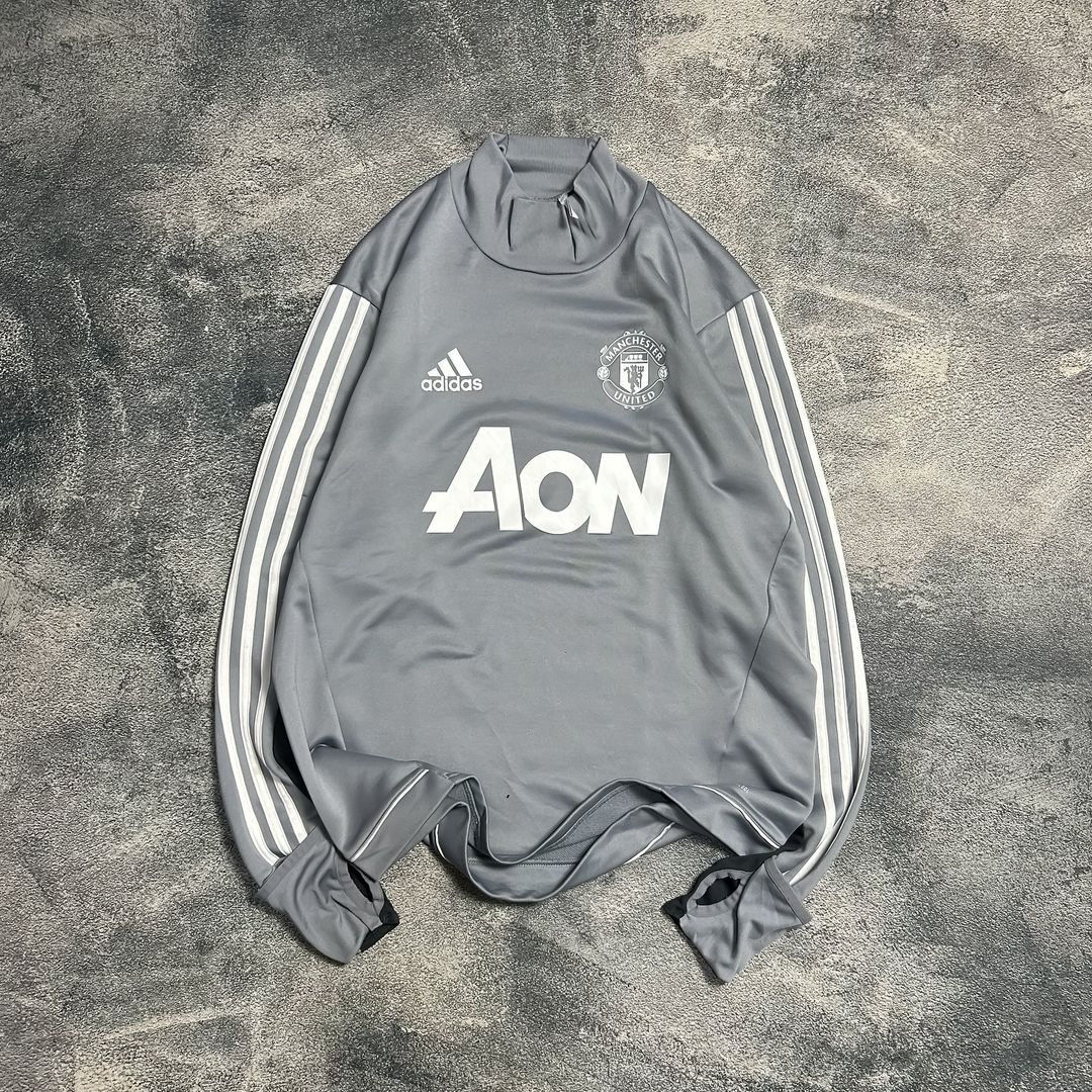 Adidas 🔥Rare🔥Manchester United 2017/18 Training Sweatshirt Adidas Size US XL / EU 56 / 4 - 1 Thumbnail
