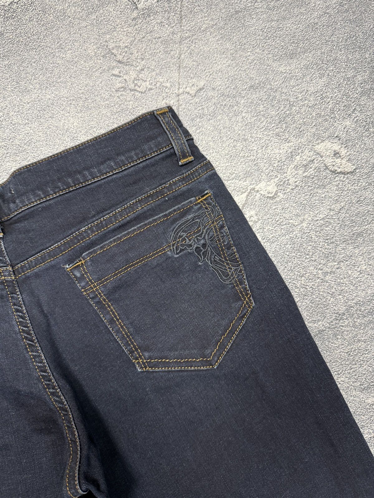 Versace Versace Collection big Medusa logo jeans (32) Size 28" / US 6 / IT 42 - 7 Thumbnail