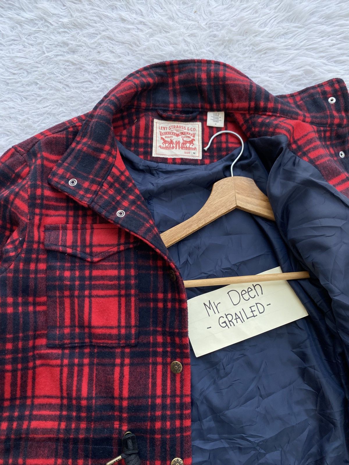 Levi's Vintage Levi's Strauss Chekered Wool Jacket Size US M / EU 48-50 / 2 - 9 Thumbnail