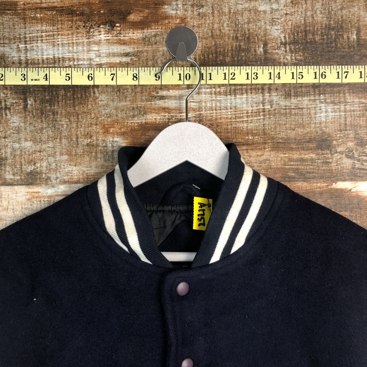 Vintage Blue Asphatt Dark Blue Bombers varsity Jacket #A1757 Size US S / EU 44-46 / 1 - 4 Thumbnail