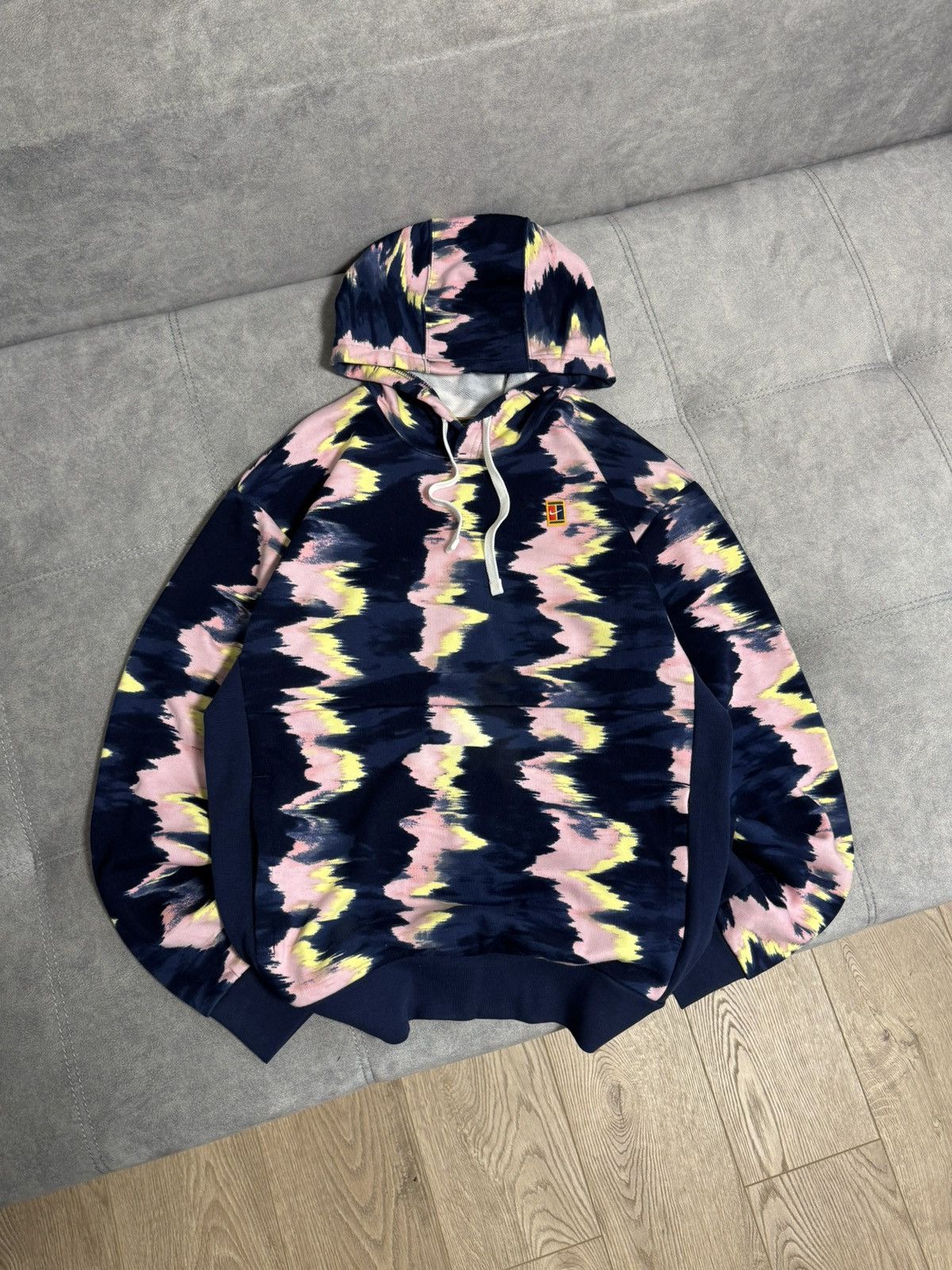 Nike Nike Court chromatic Y2K hoodie vintage style Size US S / EU 44-46 / 1 - 3 Thumbnail