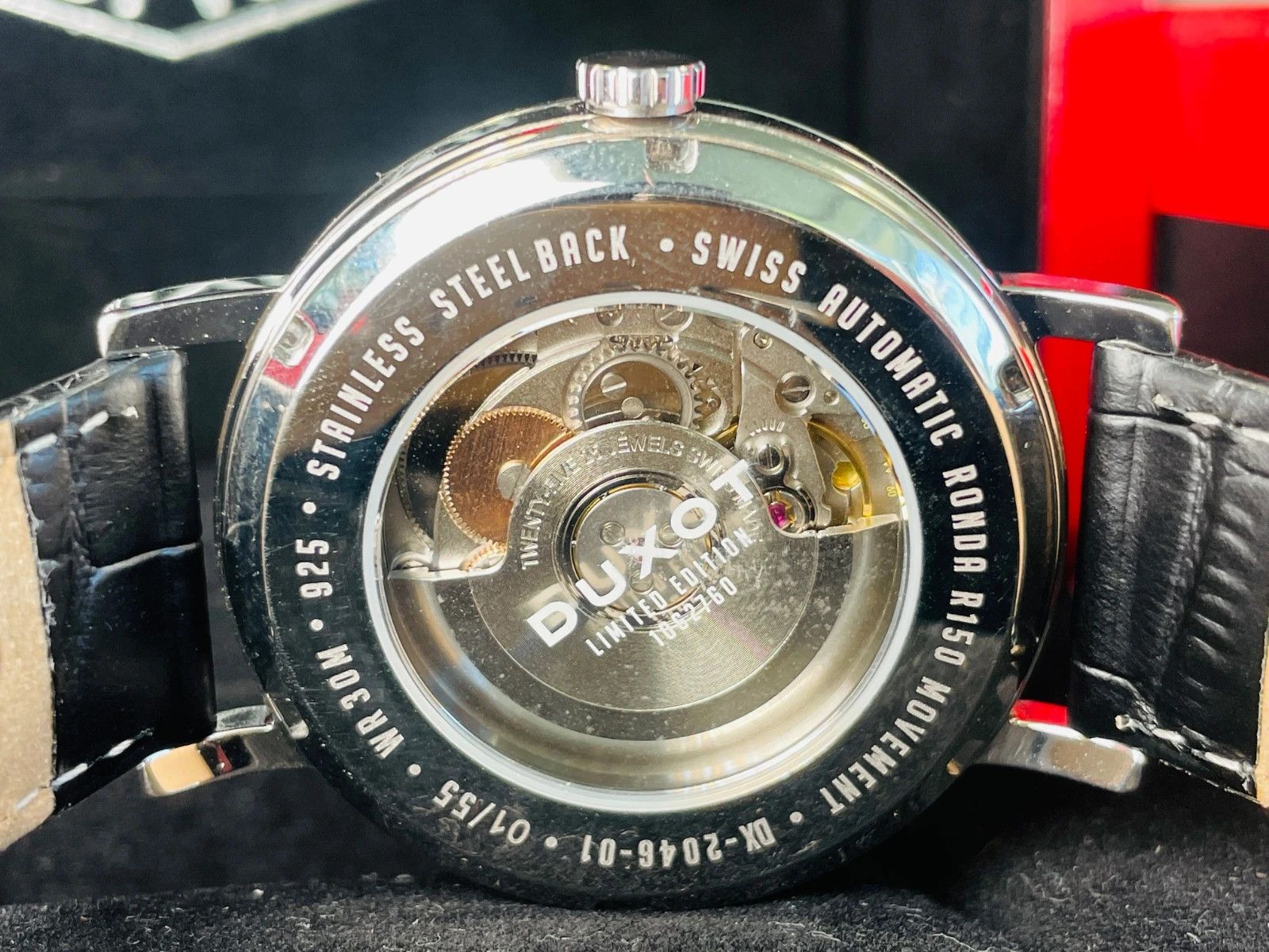 Other Rare DUXOT Sterling Silver Auto Watch #01/55 Size ONE SIZE - 5 Thumbnail