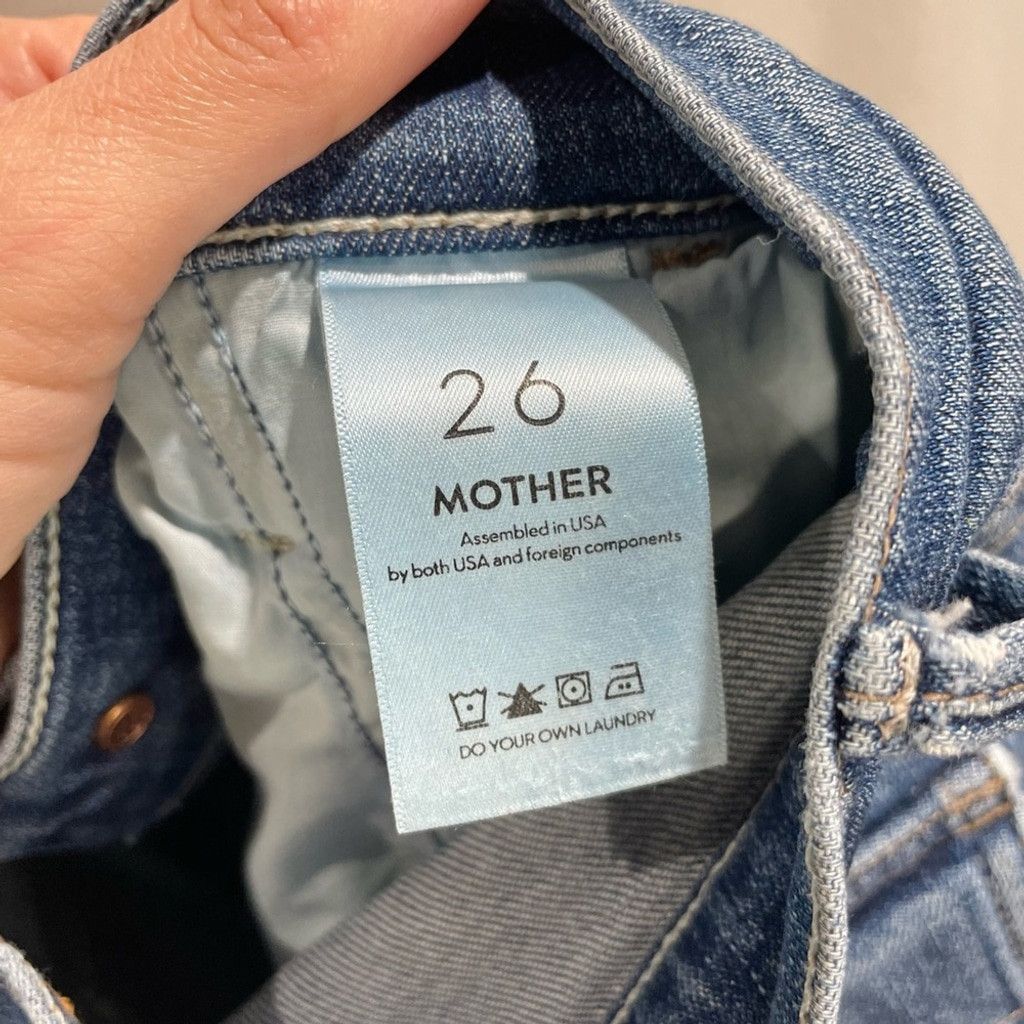 MOTHER Mother The Rambler HR Cargo Straight Ankle Jeans Size 26 Size 26" / US 2 / IT 38 - 8 Thumbnail