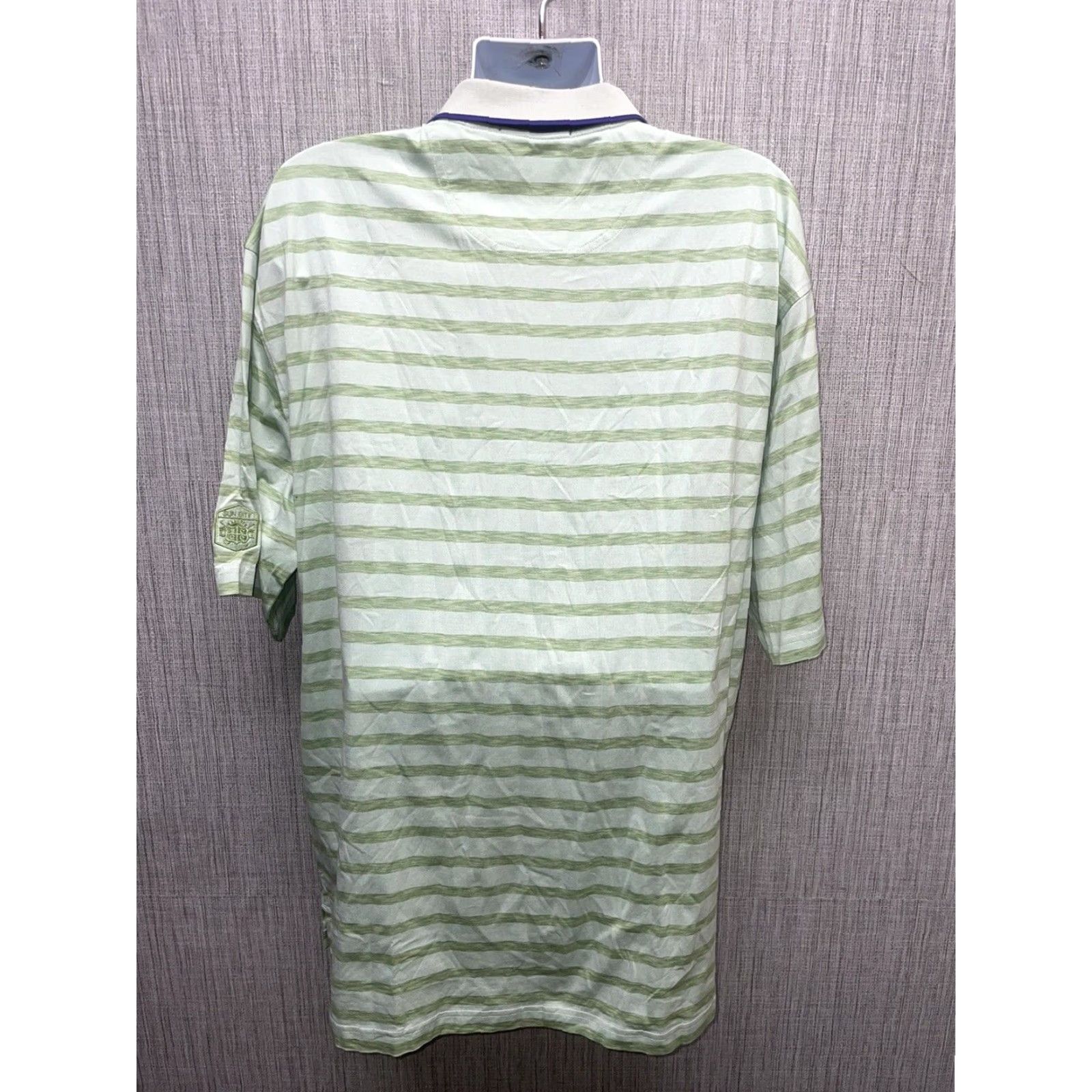 Vintage Sun City CC Collection Golf Polo Mens 2XL Light Green Striped Size US XXL / EU 58 / 5 - 7 Thumbnail