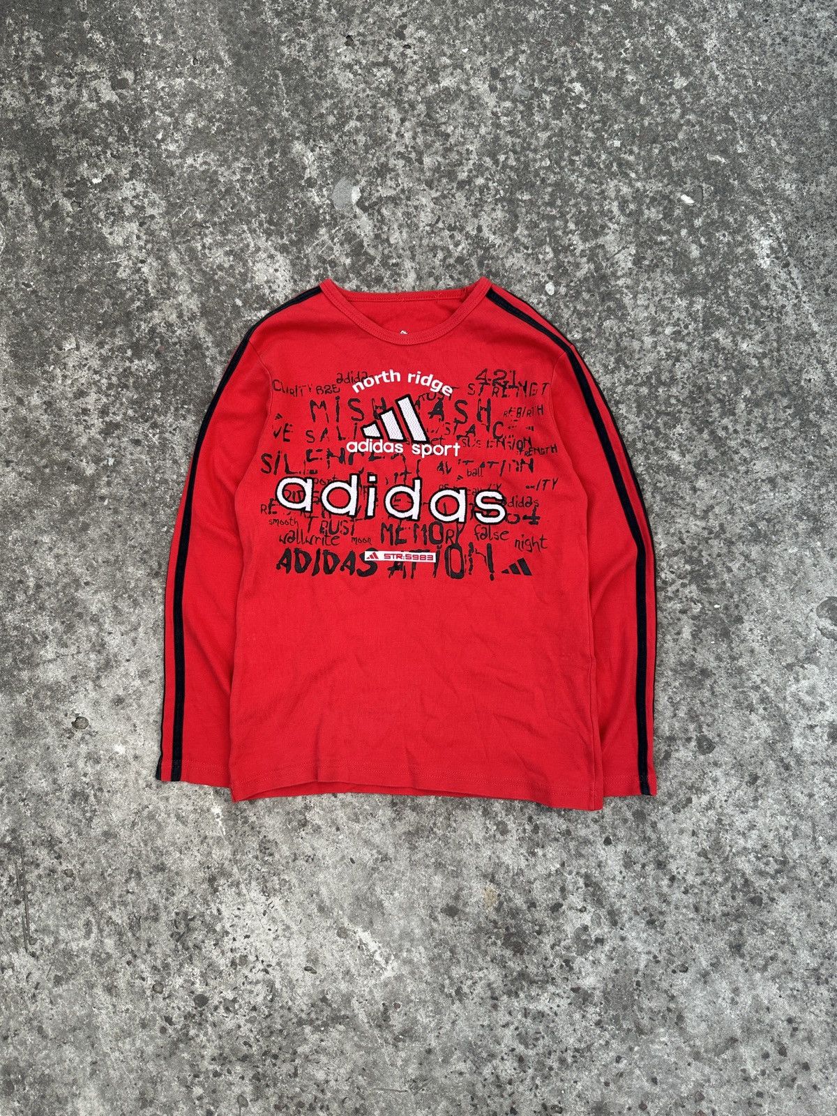 Adidas × Vintage Very Rare Vintage Adidas Long Sleeve Alt Streetwear S Casual Size US L / EU 52-54 / 3 - 1 Thumbnail