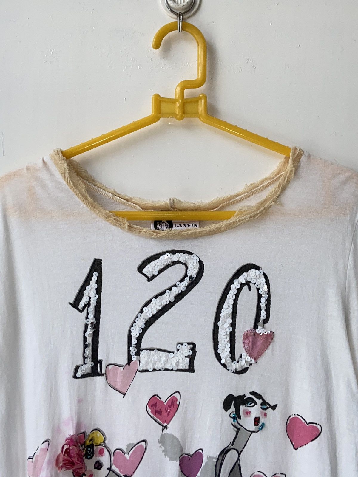 Lanvin LANVIN Motive T-Shirt Size US XS / EU 42 / 0 - 3 Thumbnail